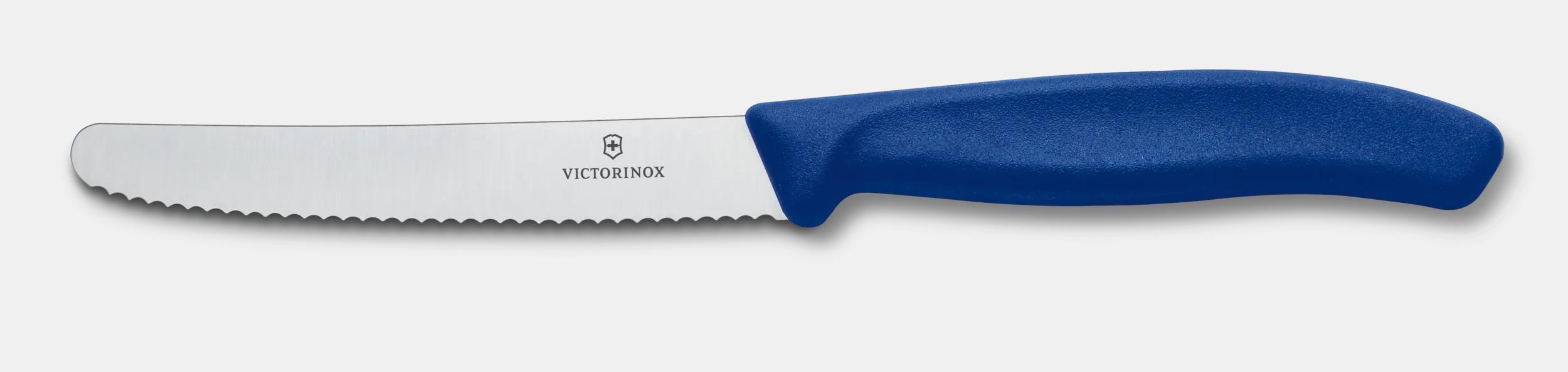 Victorinox Swiss Classic Tomato and Table Knife, 4 in in Blue - 6.7832