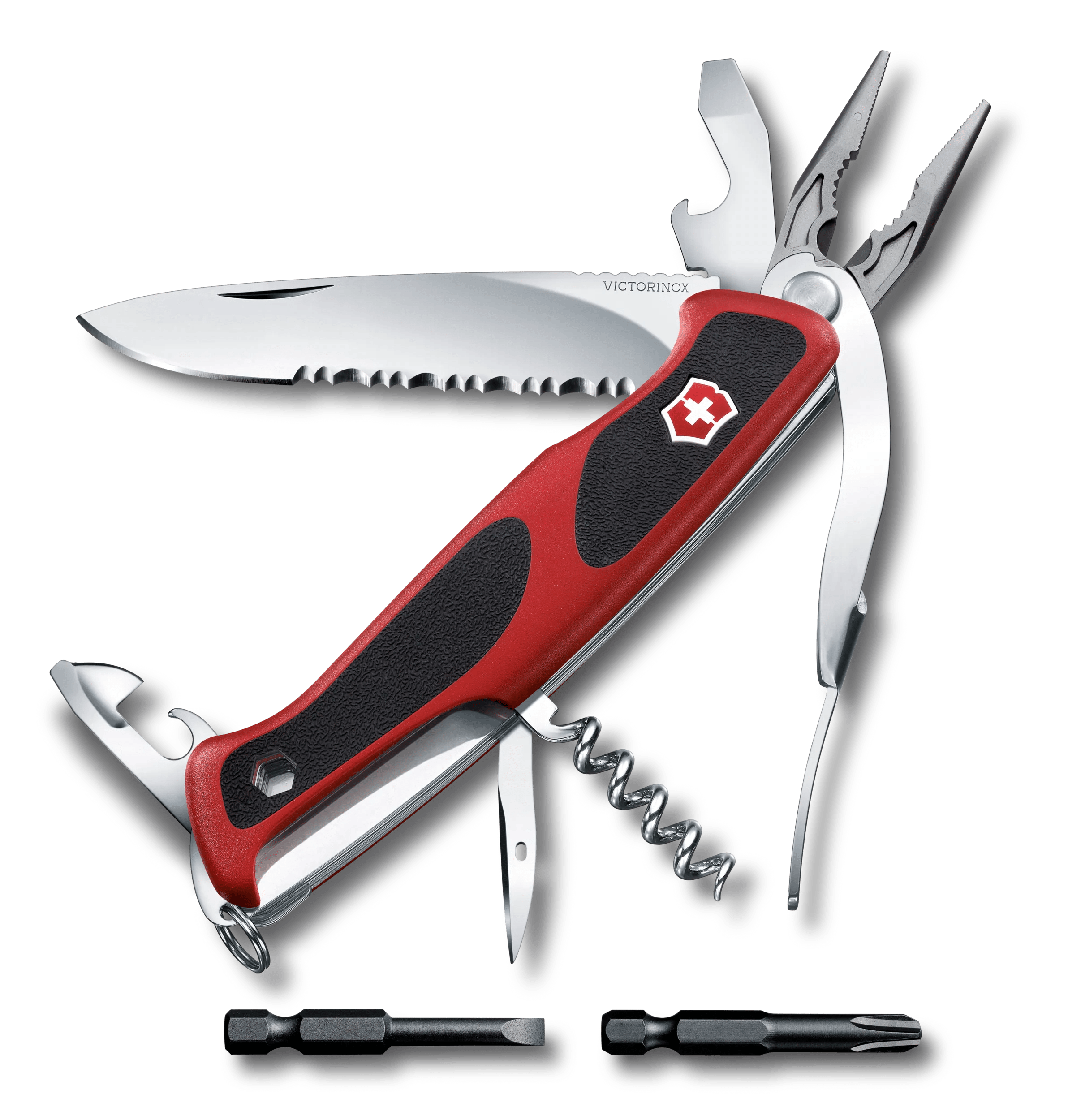 ASPREY LONDON　手巻き式 トラベルクロック 赤レザー　s2191 Victorinox Pruning knife S in red - 1.9201