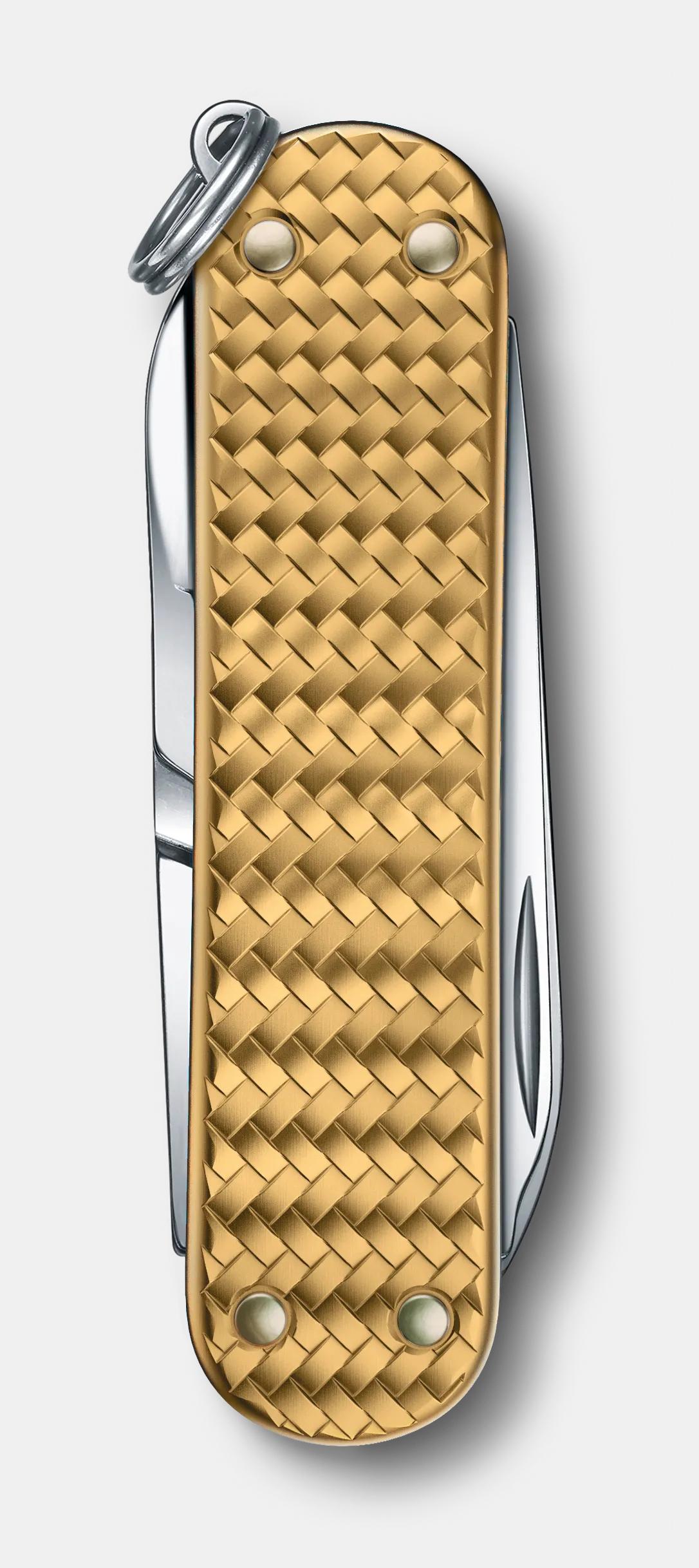 Victorinox Classic SD Precious Alox in Brass Gold - 0.6221.408G