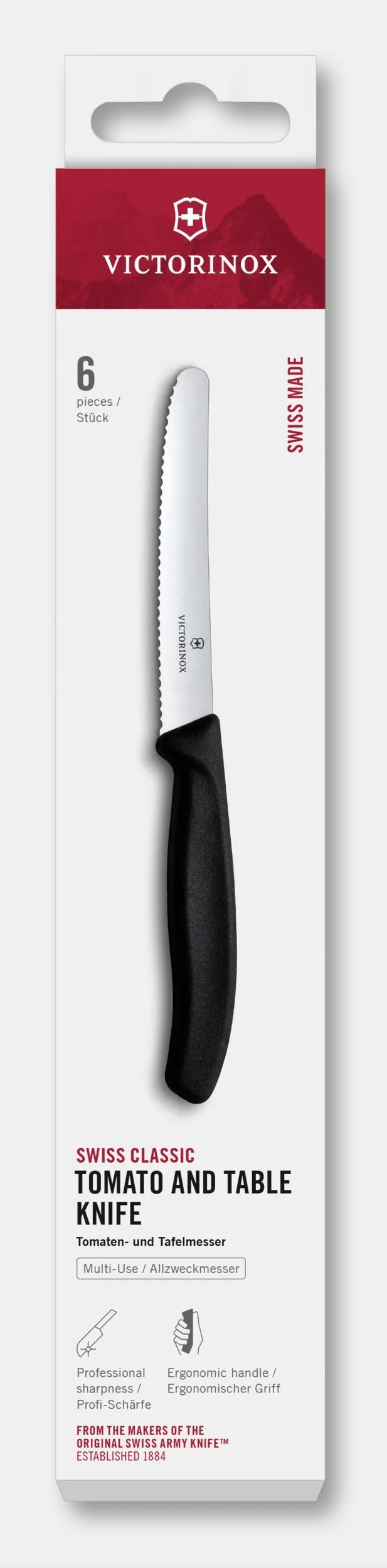 Swiss Classic Tomato and Table Knife Set, 6 Pieces - 6.7833.6