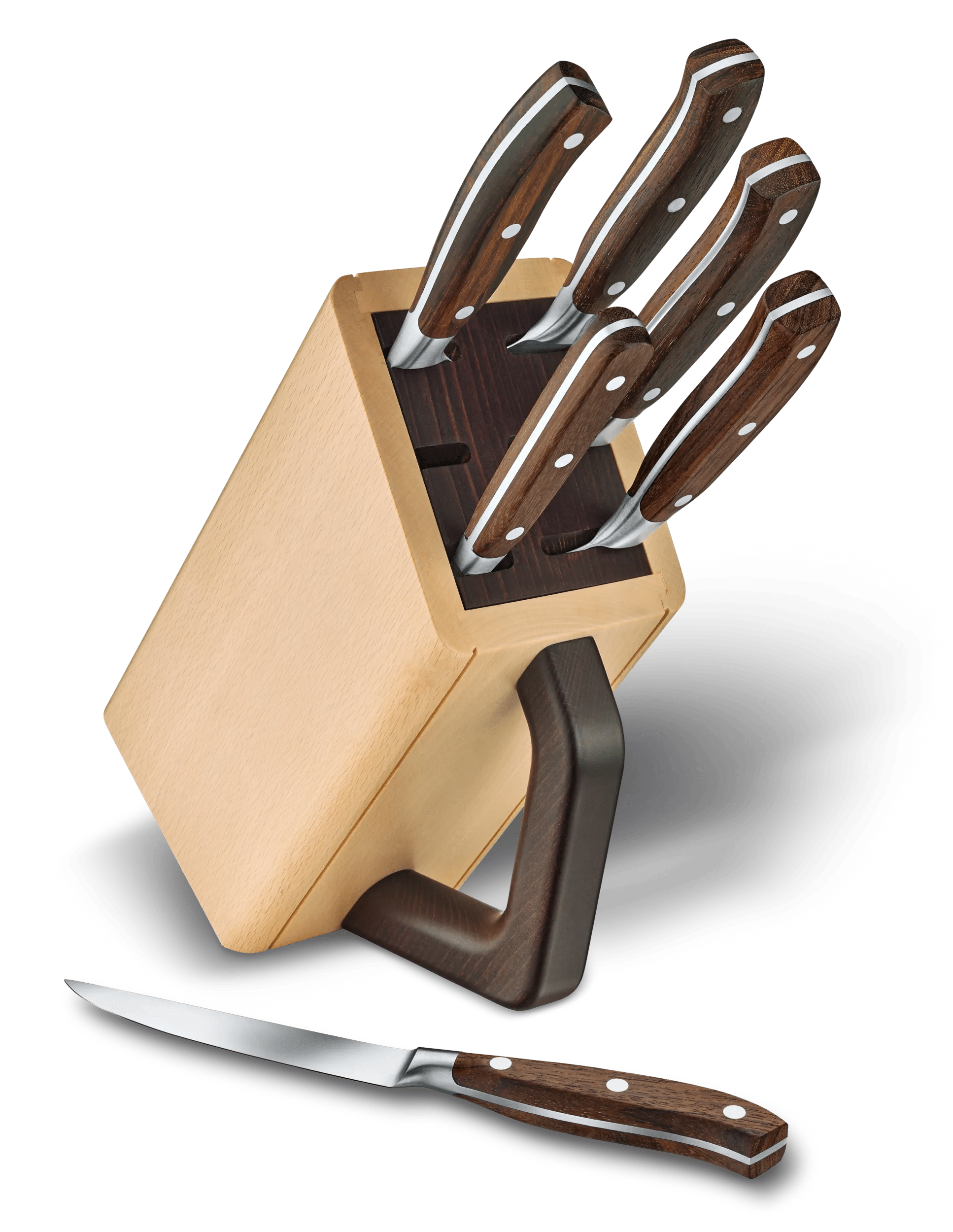 Porta Coltelli Magnetico Da Parete Gourmetop - 41,5 Cm In Legno Di Acacia, Per Cucina E Frigorifero, Montaggio Senza Fori - Foto 8