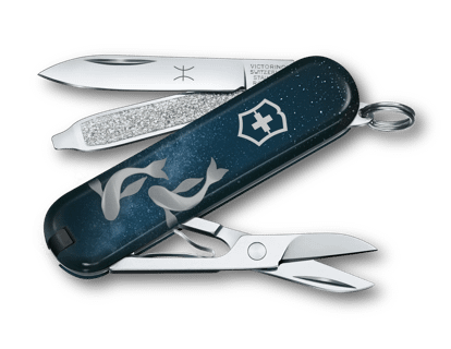 小物 FRAGMENT VICTORINOX CLASSIC SD BLUE Victorinox Swiss Army Knife - Classic SD 7 Function Compact