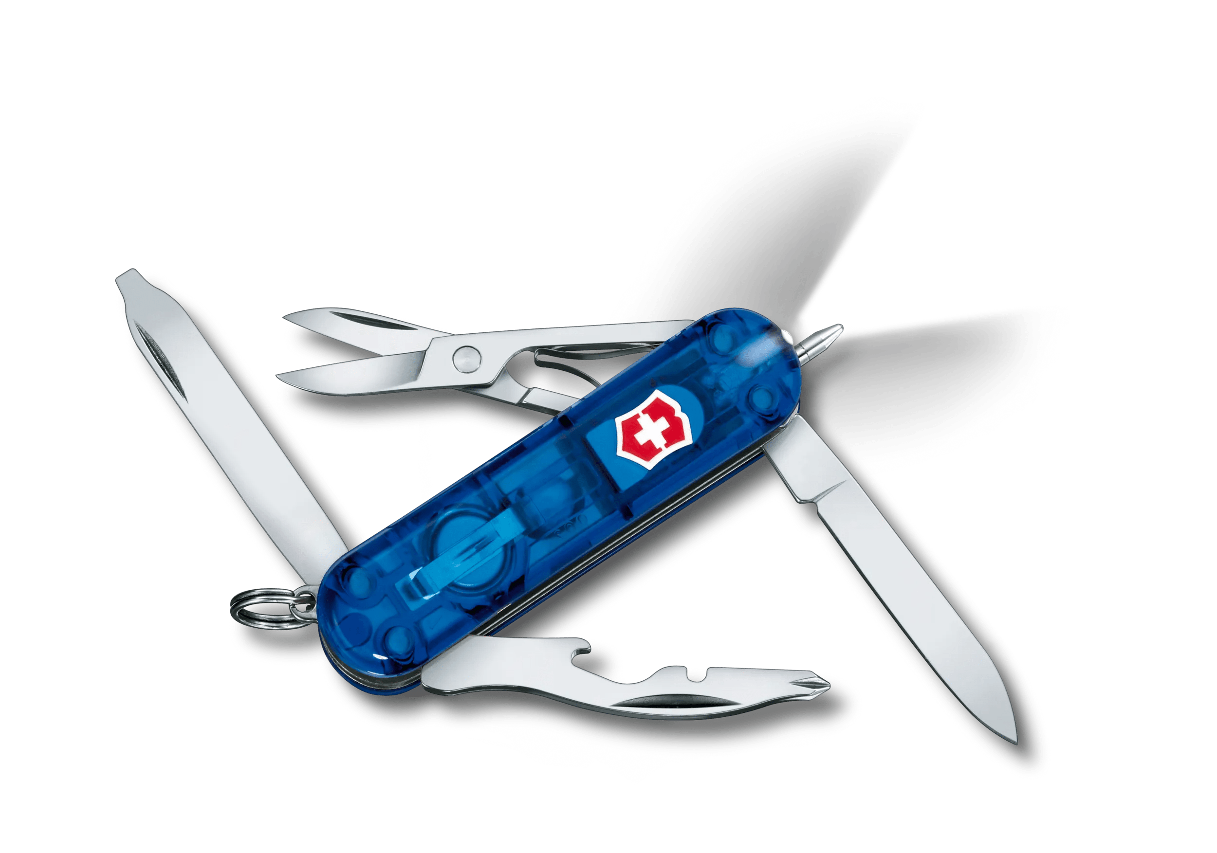 Victorinox ミッドナイトマネージャー ブルー トランスペアレント