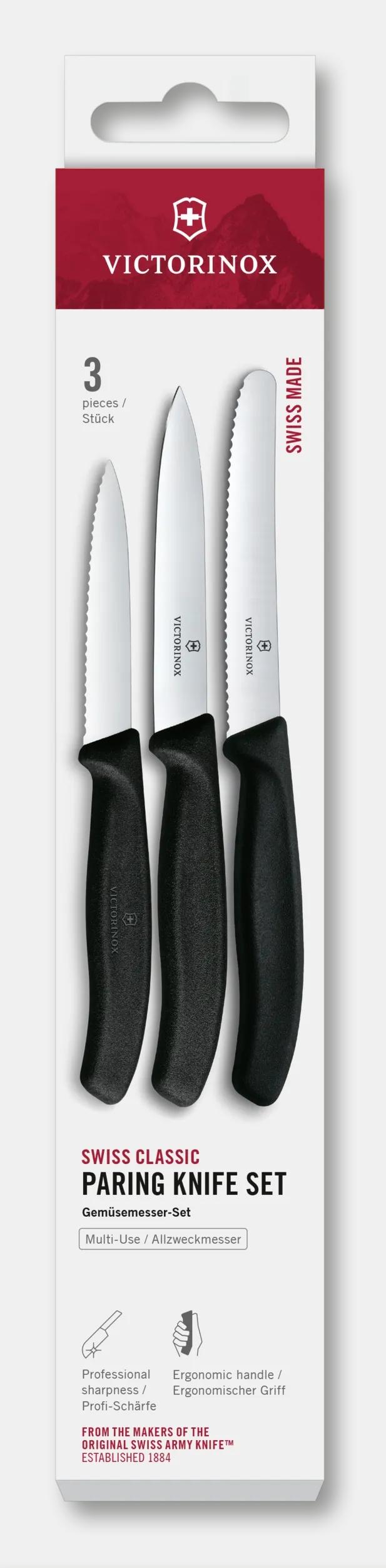 Swiss Classic Paring Knife Set, 3 Pieces - 6.7113.34