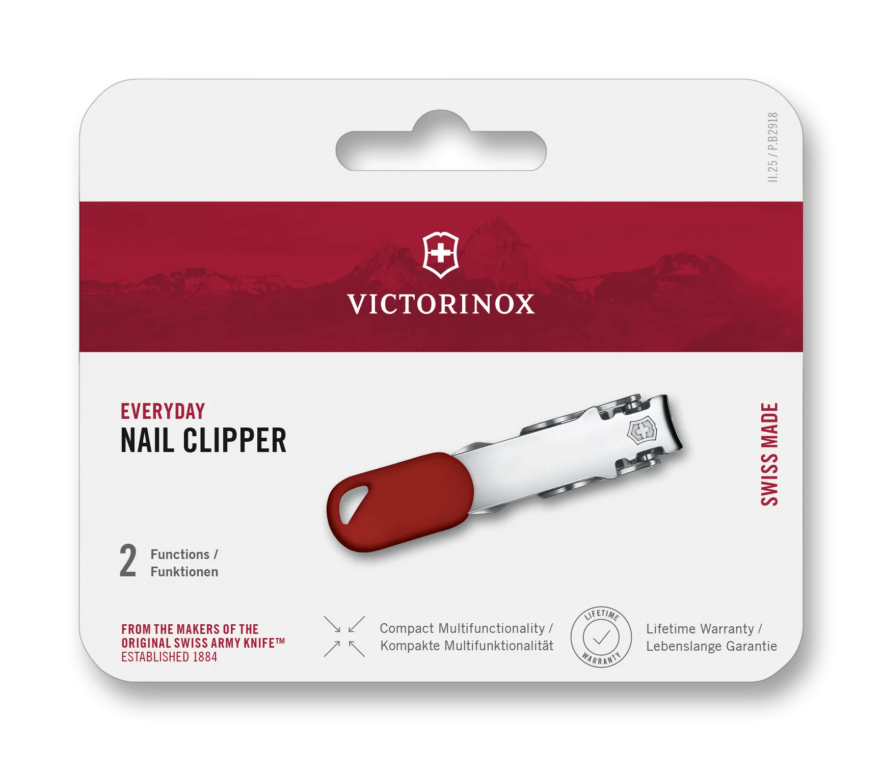 Victorinox ネイルクリッパー レッド - 8.2050.B1