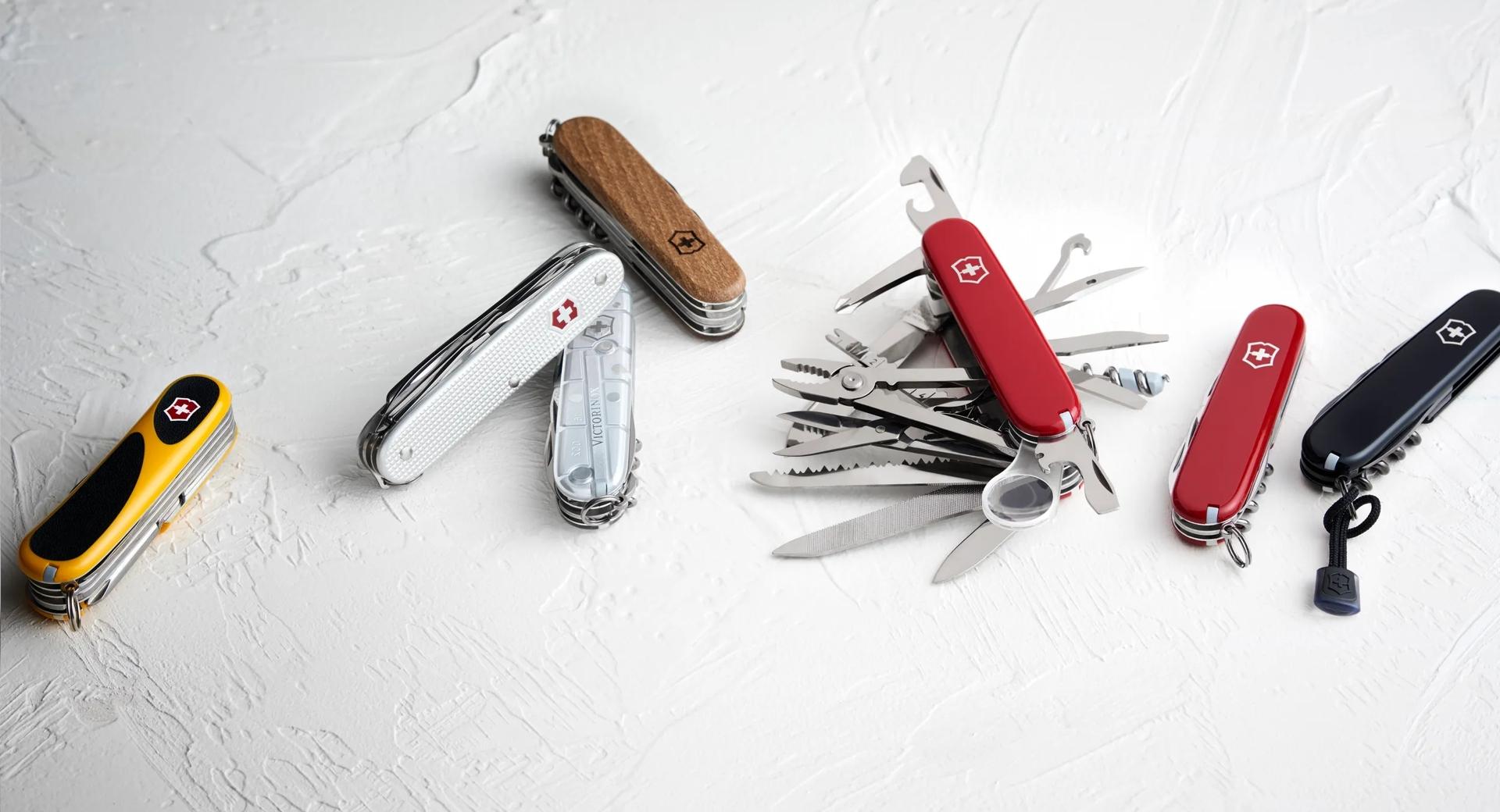 Medium Pocket Knives for Banner with Text