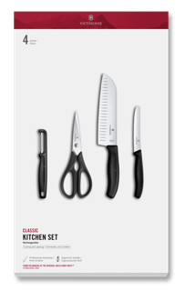 Victorinox Swiss Classic Kitchen Set, 7 Pieces in black - 6.7133.71G