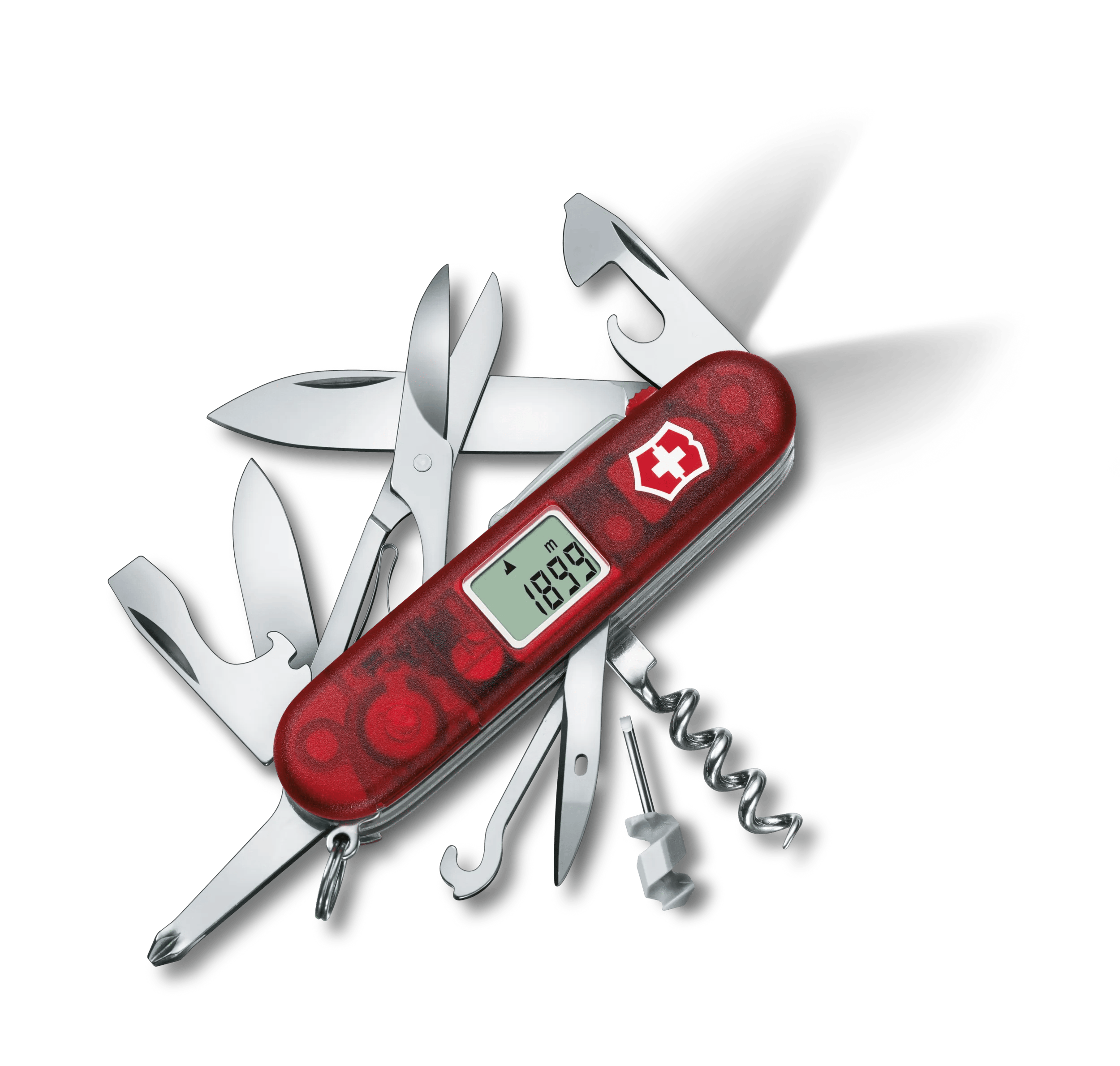 Victorinox Traveller Lite in red transparent - 1.7905.AVT