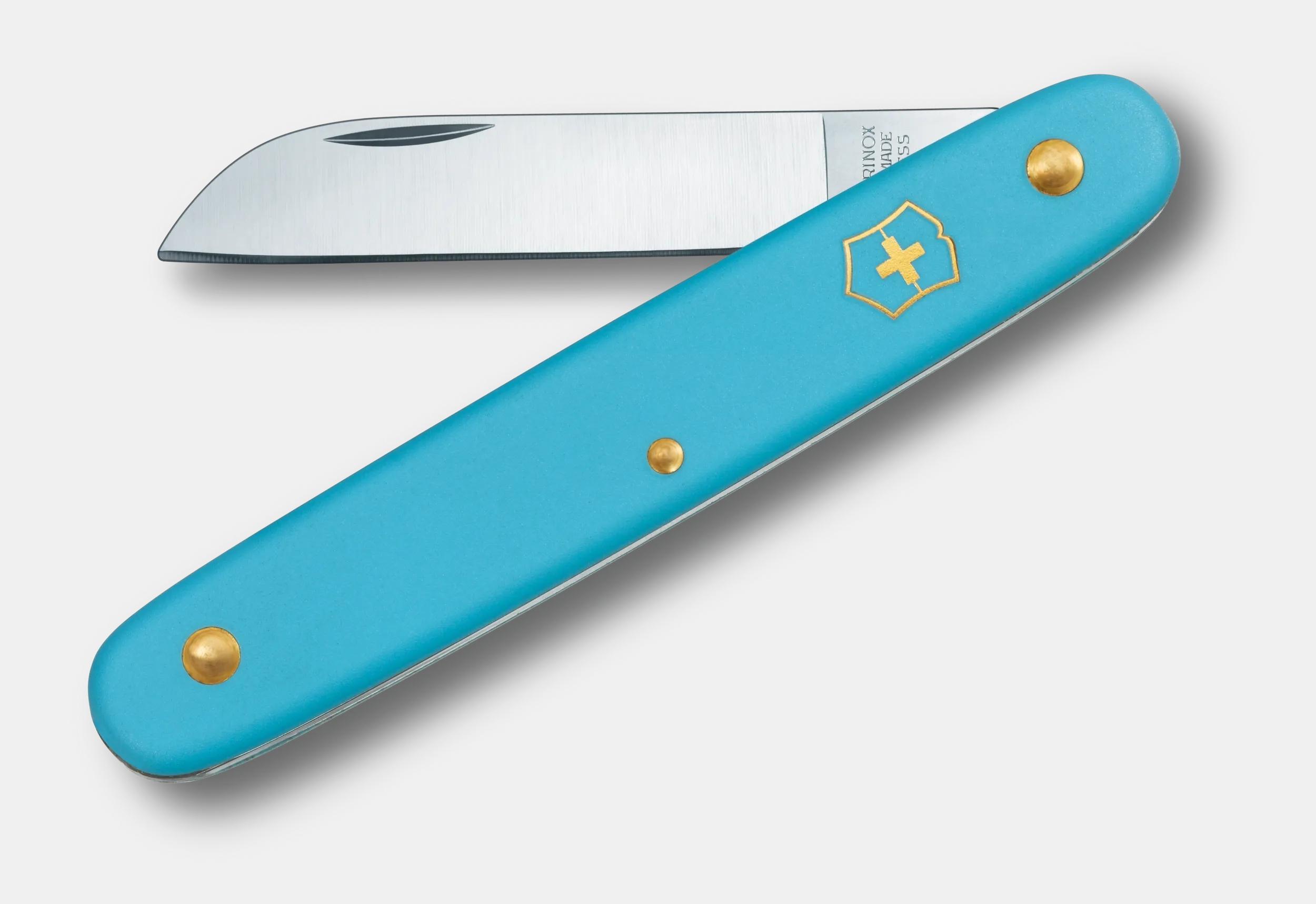 Victorinox フローリストナイフ ライトブルー - 3.9050.25B1