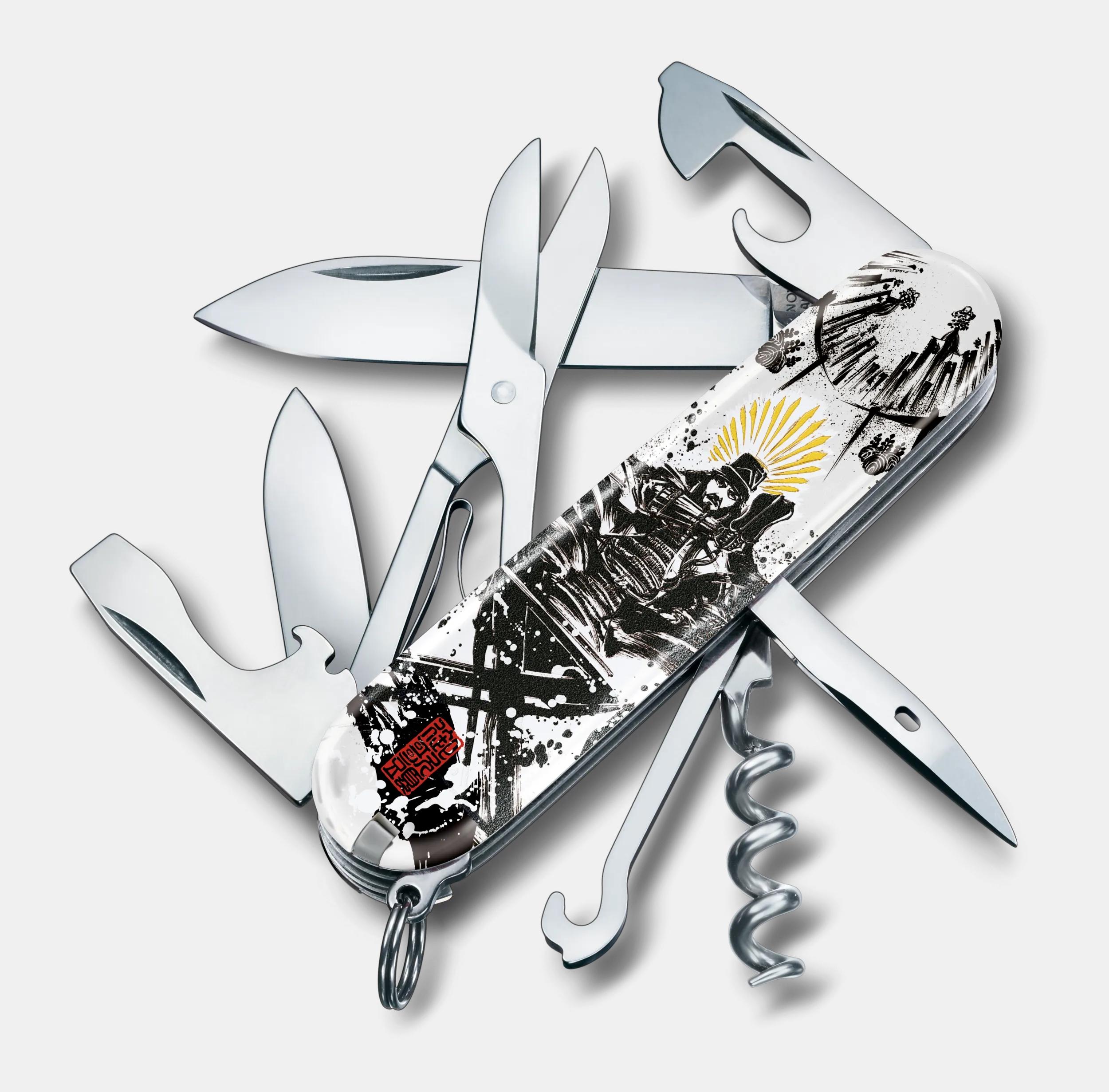 ヤマノススメコラボ ビクトリノックス トラベラー 未使用品 本体のみ マグおまけ Victorinox クライマー 徳川家康 ホワイト - 1.3703.7-X11