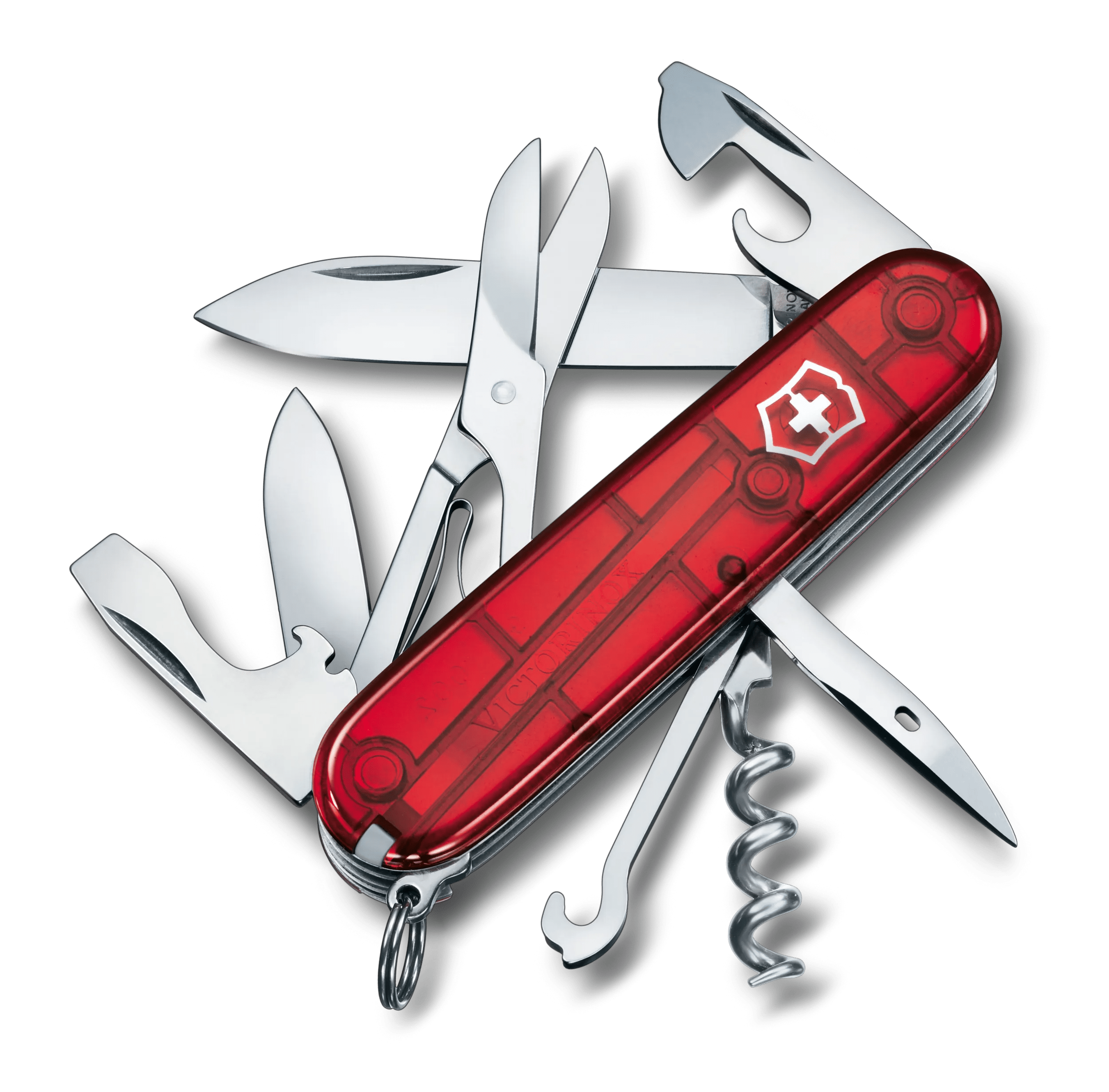 Victorinox Climber in red transparent - 1.3703.T