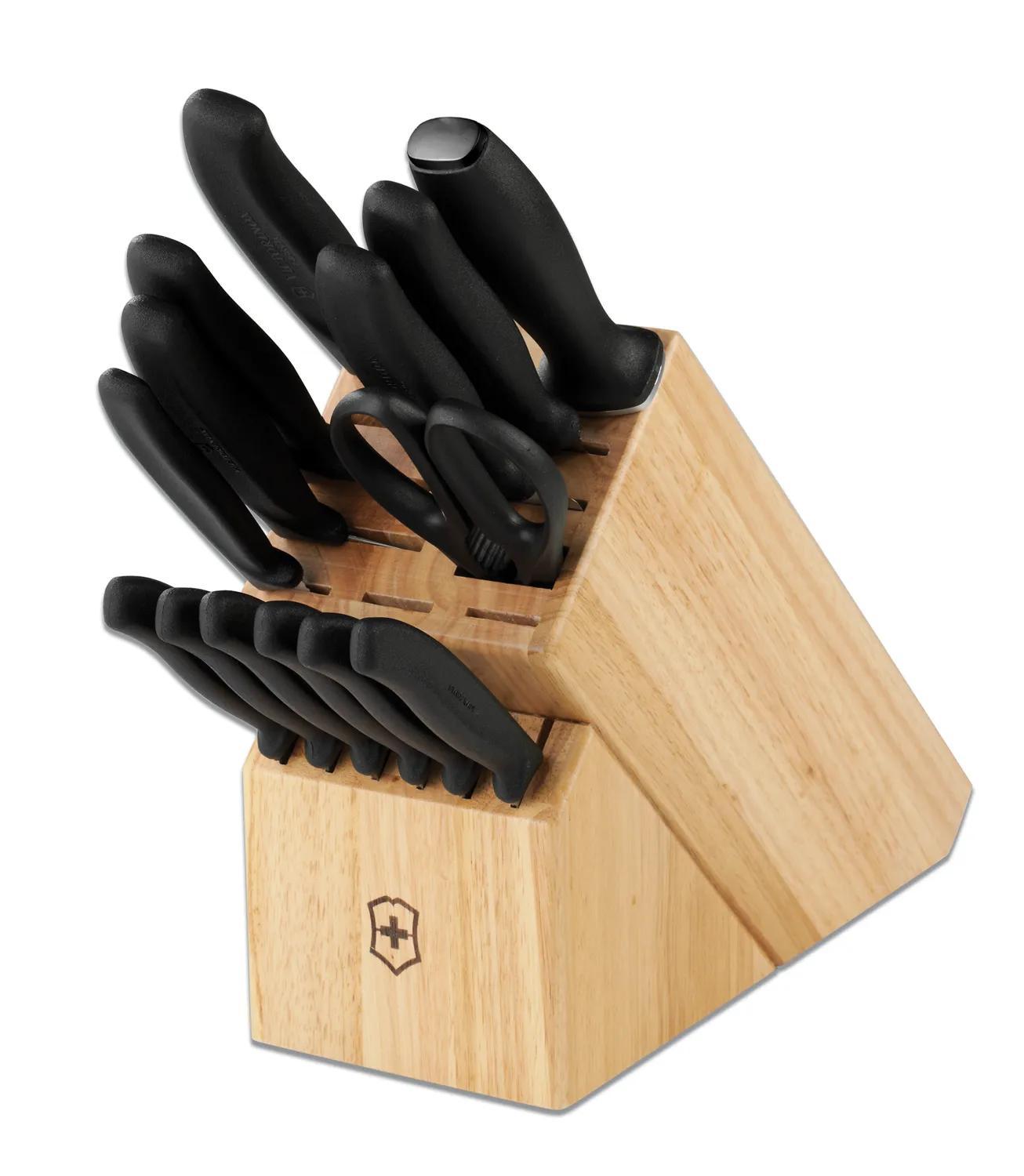 Victorinox Swiss Classic 15-Piece Block in beech