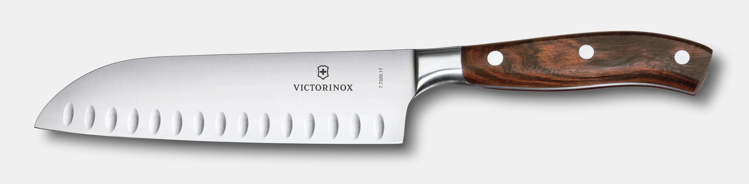 Victorinox Grand Maître Santoku Knife, 17 cm in Modified Maple