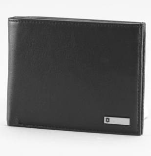 Victorinox Altius Alox Deluxe Bi-Fold Wallet in black - 611571