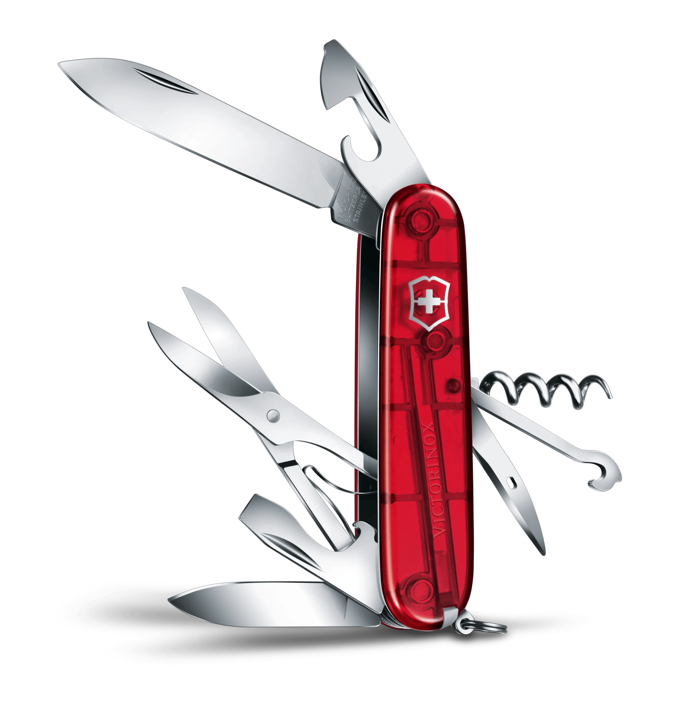 Victorinox クライマー レッド トランスペアレント - 1.3703.T
