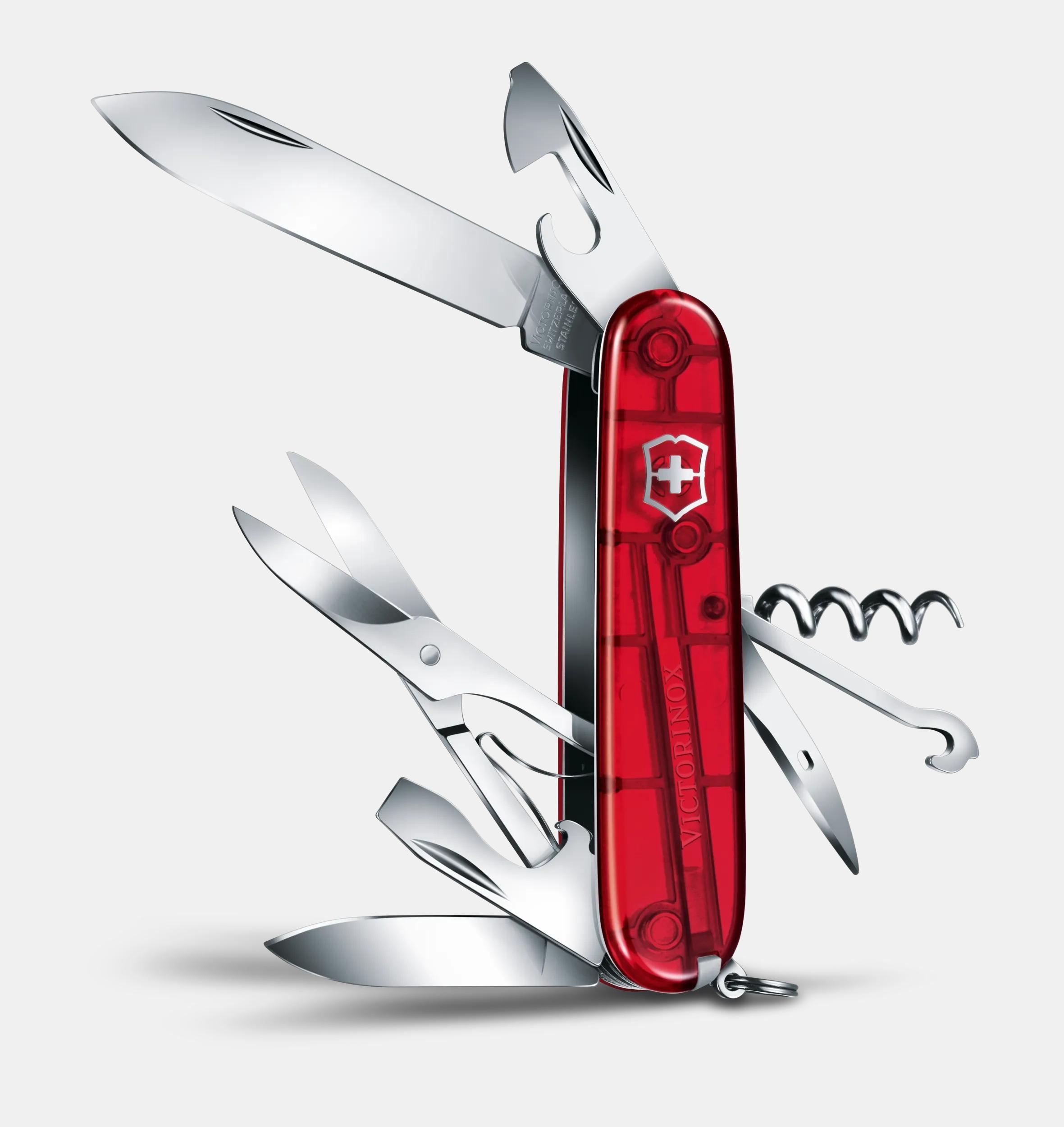 Victorinox クライマー レッド トランスペアレント - 1.3703.T