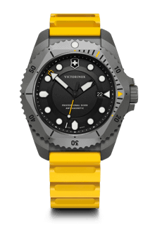 Victorinox in Night Vision Black Ice PVD - Green Rubber