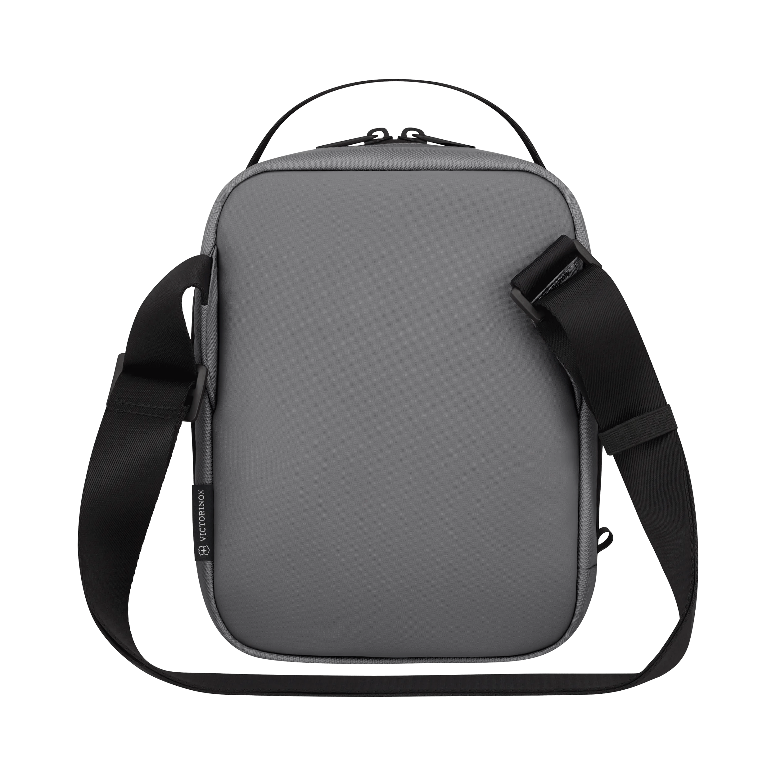 ハートロゴ付きブラックボディバッグ Victorinox トラベル エッセンシャル クロスボディバッグ Gray
