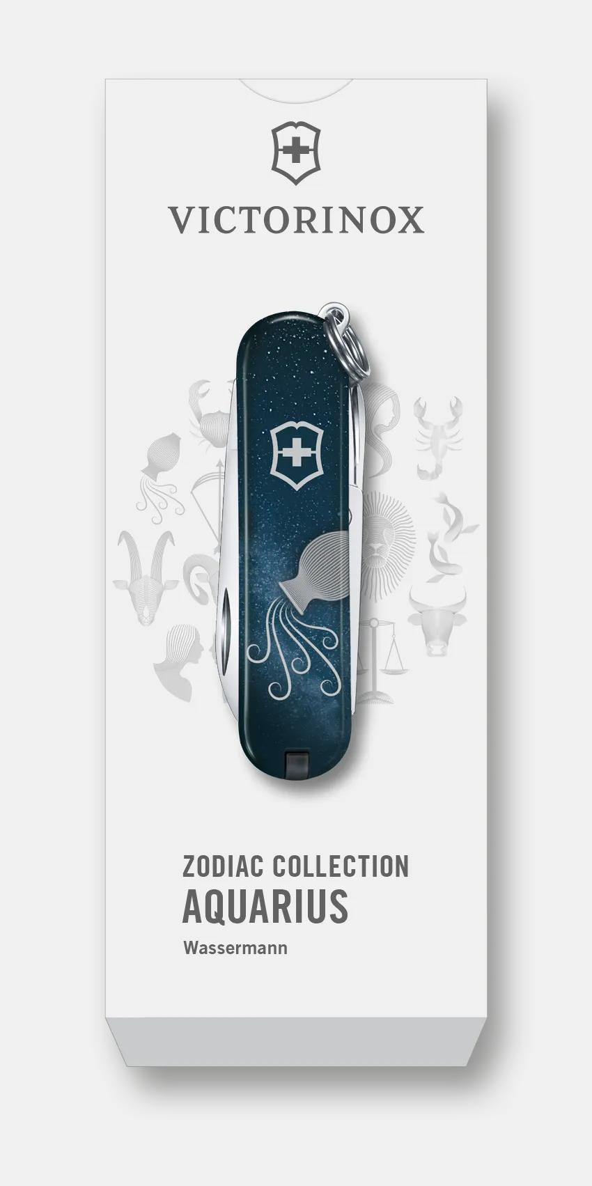 Victorinox Classic SD Zodiac Signs Aquarius em Aquarius - 0.6223.2AQU
