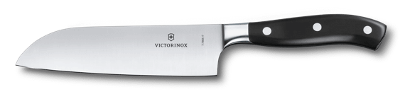 Victorinox Grand Maître Santoku Knife, 7 in in Black - 7.7323.17G
