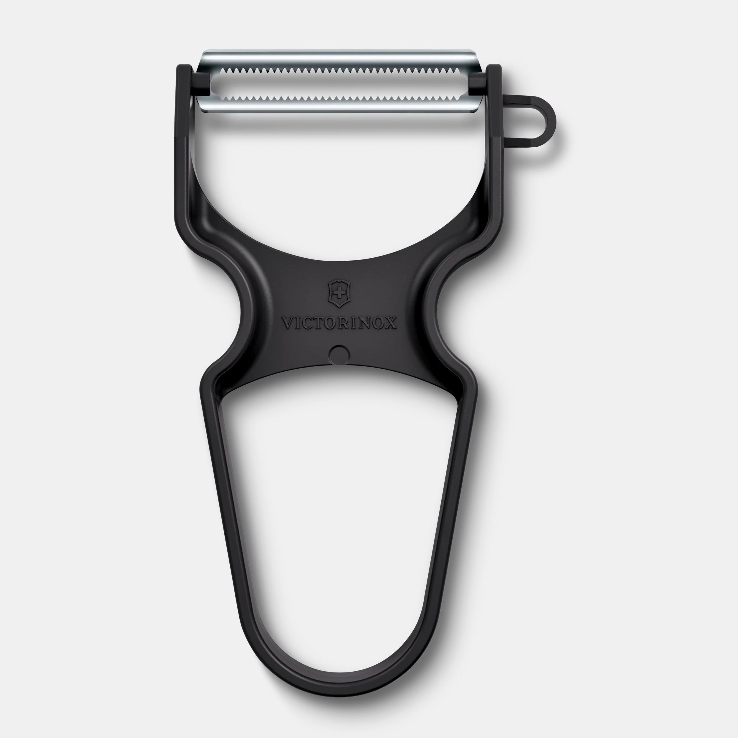 Victorinox RAPID Peeler, serrated edge in Black - 6.0933.3