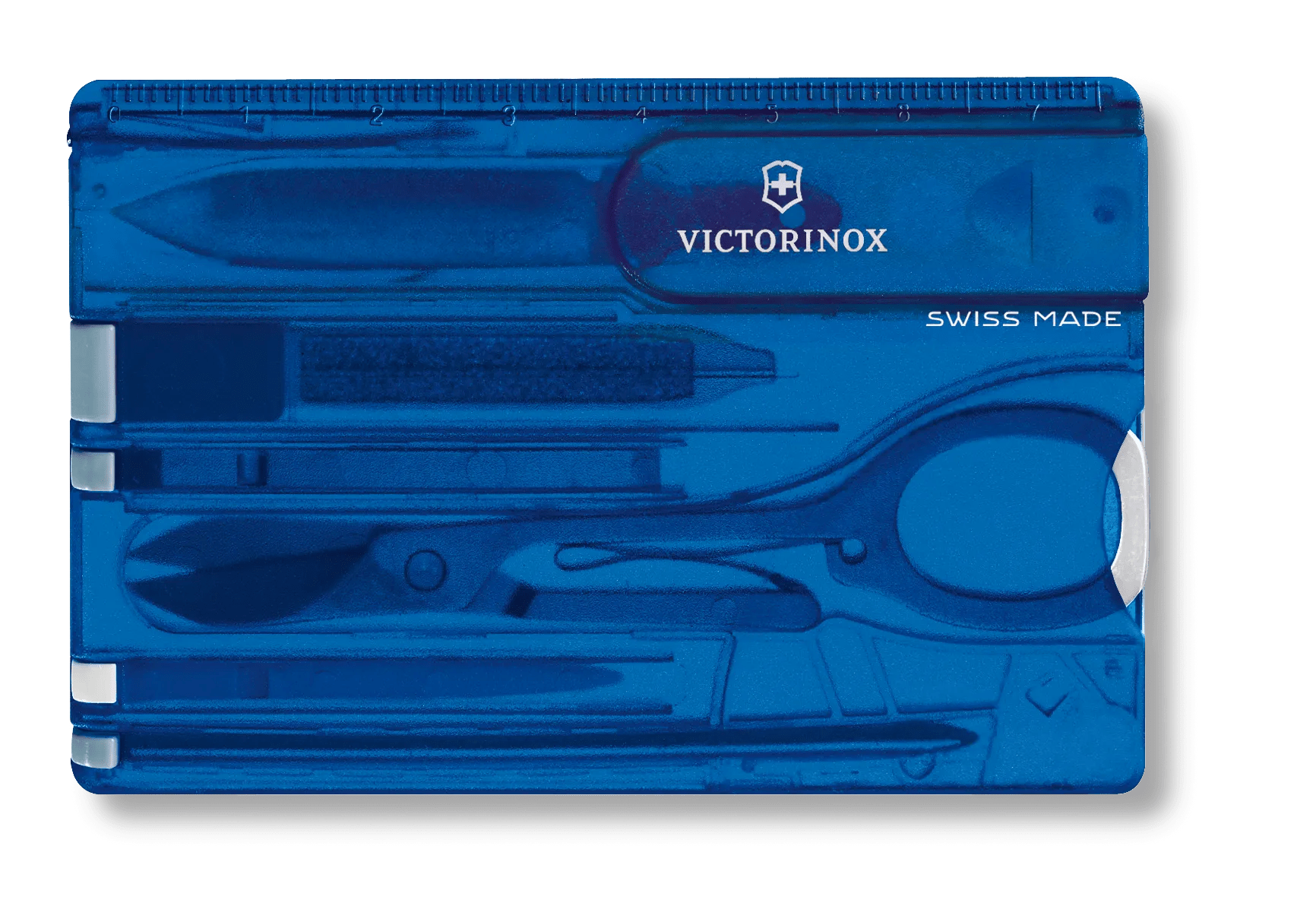 Victorinox Swiss Card Classic in blue transparent - 0.7122.T2