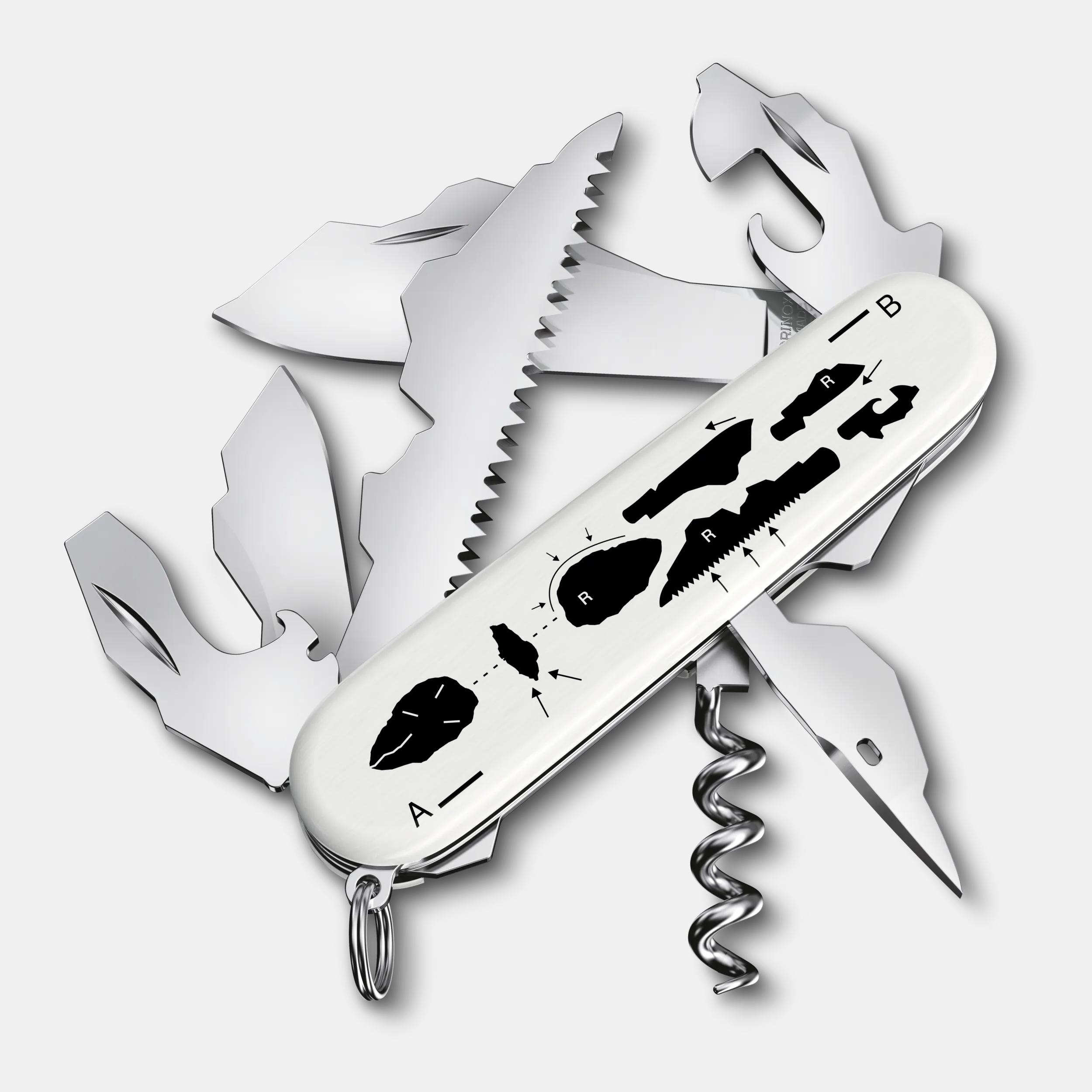 ビクトリノックスOff-White 1.3611.OW Victorinox Off-White™ c/o Victorinox in Designer White - 1.3611.OW