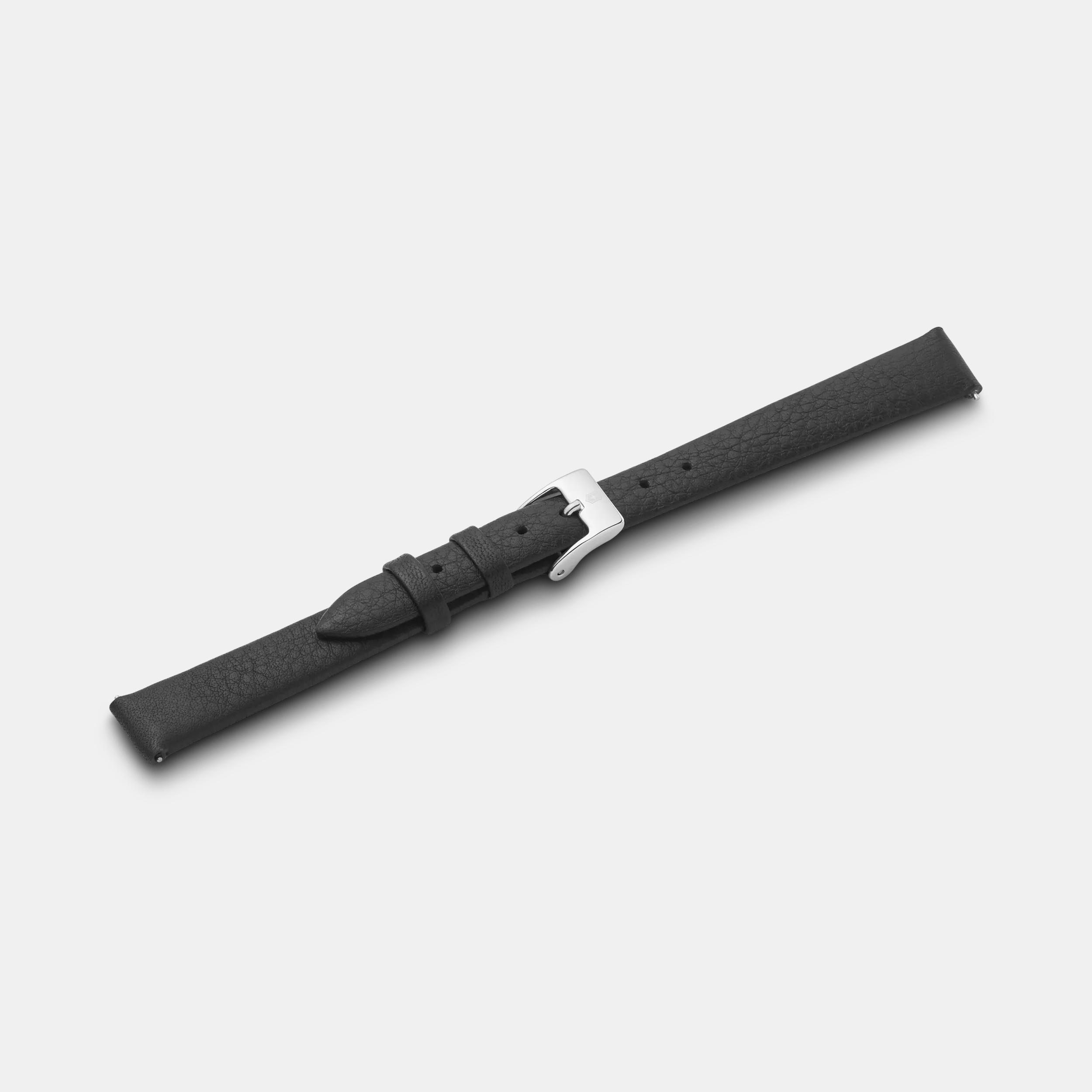 Black leather strap with buckle - 005850