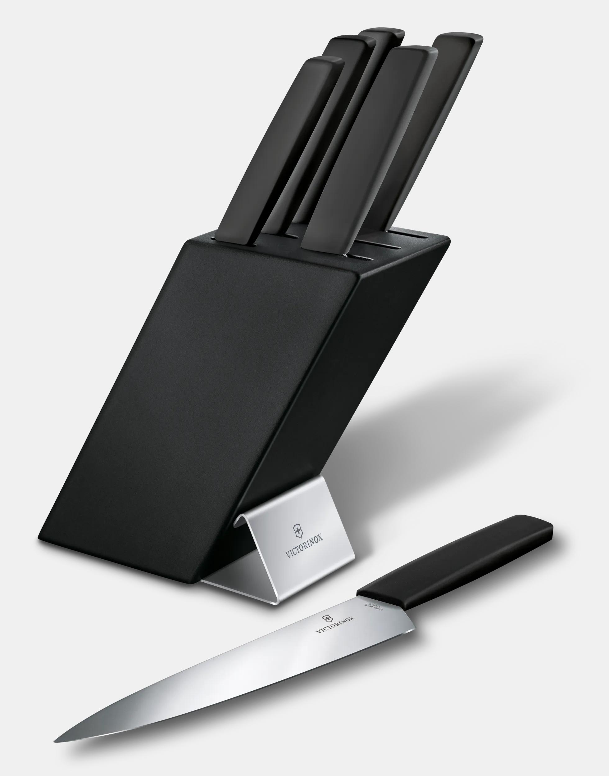 Modern Knife Block, 6 Pieces, 22 cm - 6.7186.63