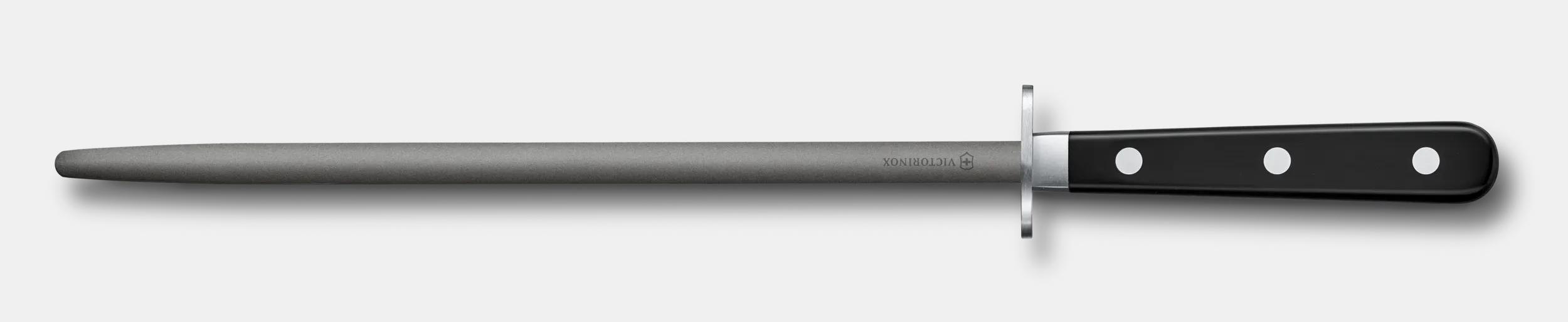 Victorinox Grand Maître Honing Steel, 25 cm in black - 7.8309