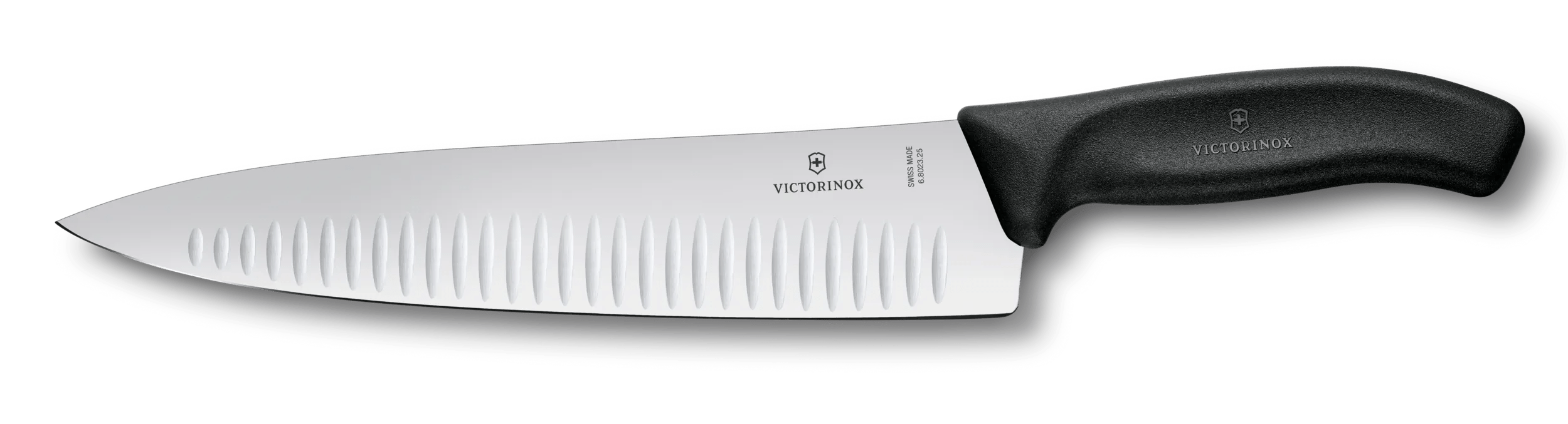 Victorinox Faca do chef Swiss Classic, lâmina com sulcos, 25 cm em