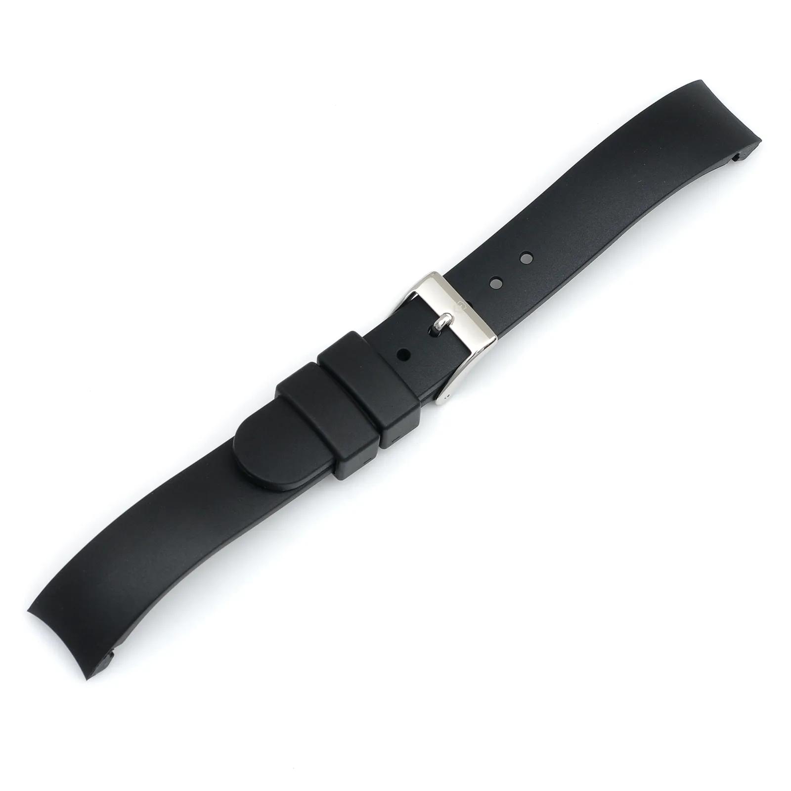 Alliance Small - Black Rubber Strap with buckle - 15 mm - 000280