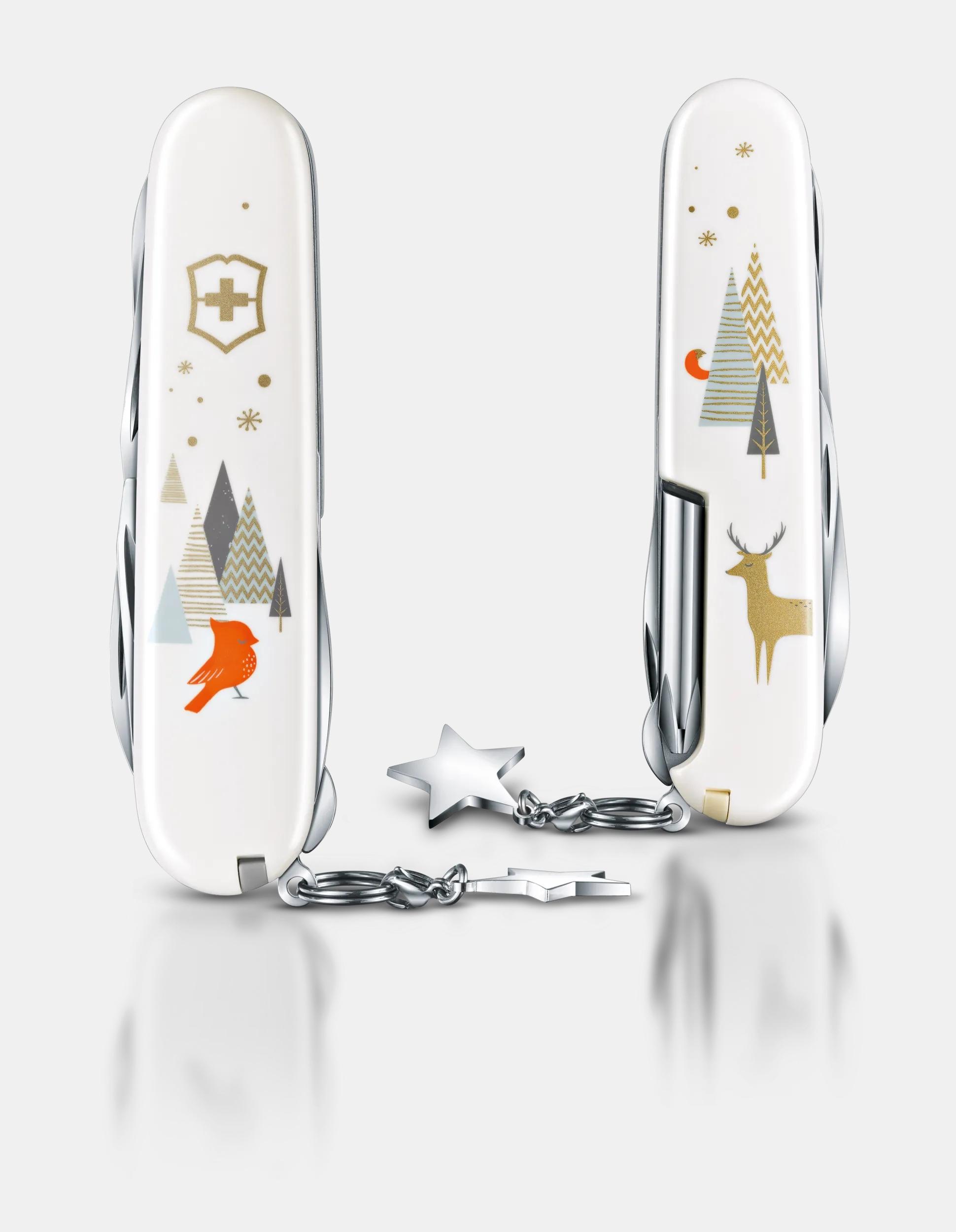 Victorinox Super Tinker Winter Magic Special Edition 2019 in white