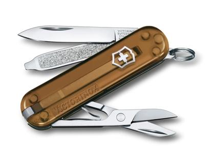 Victorinox Classic SD Alox Limited Edition 2024 em Marrom terra