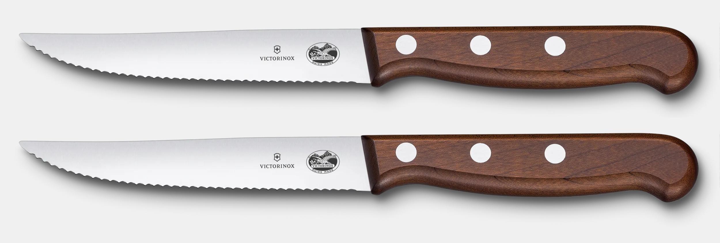 Wood Steak Knife Set, 2 pieces, 5 in - 5.1230.12G