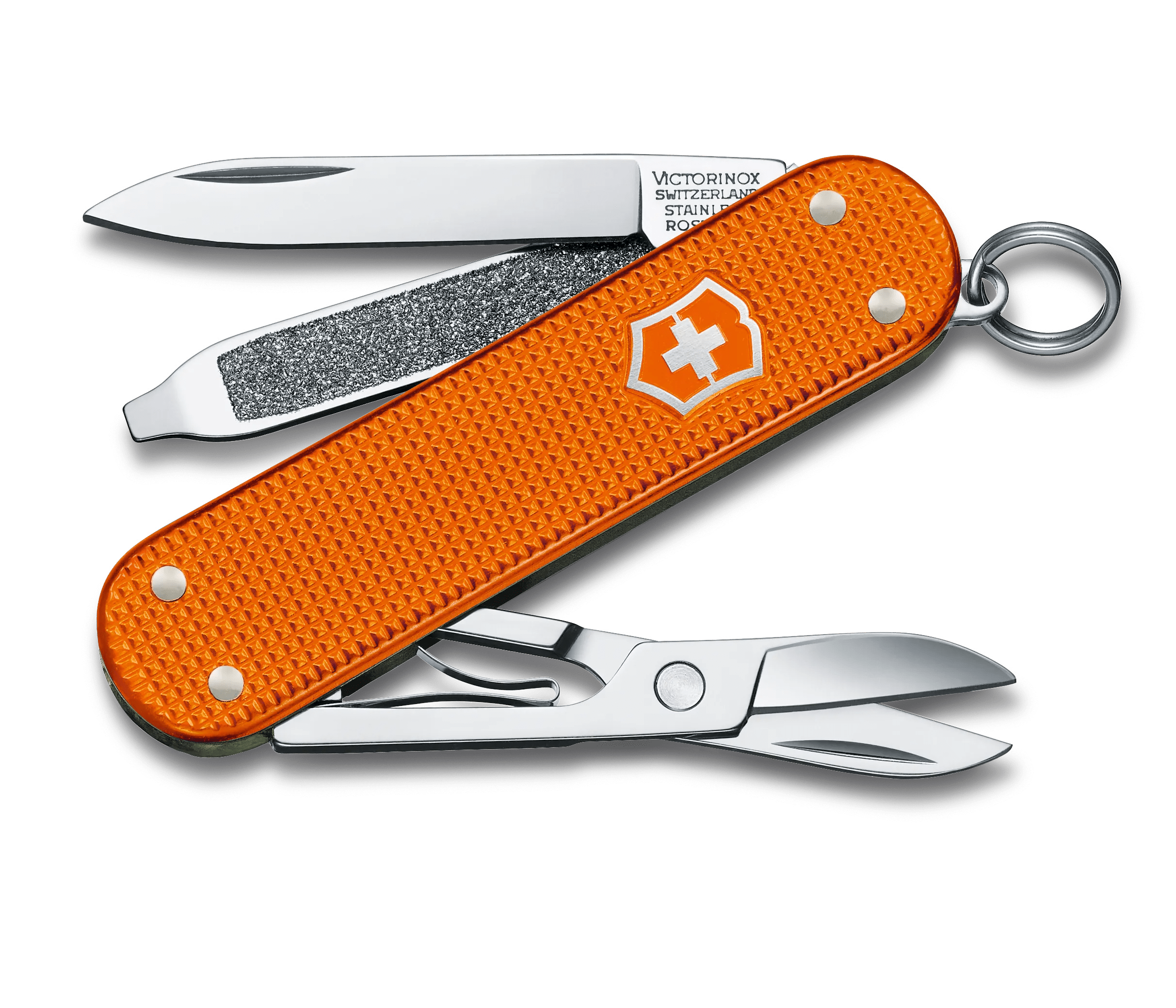 Victorinox Classic Alox Limited Edition 2021 in tiger orange
