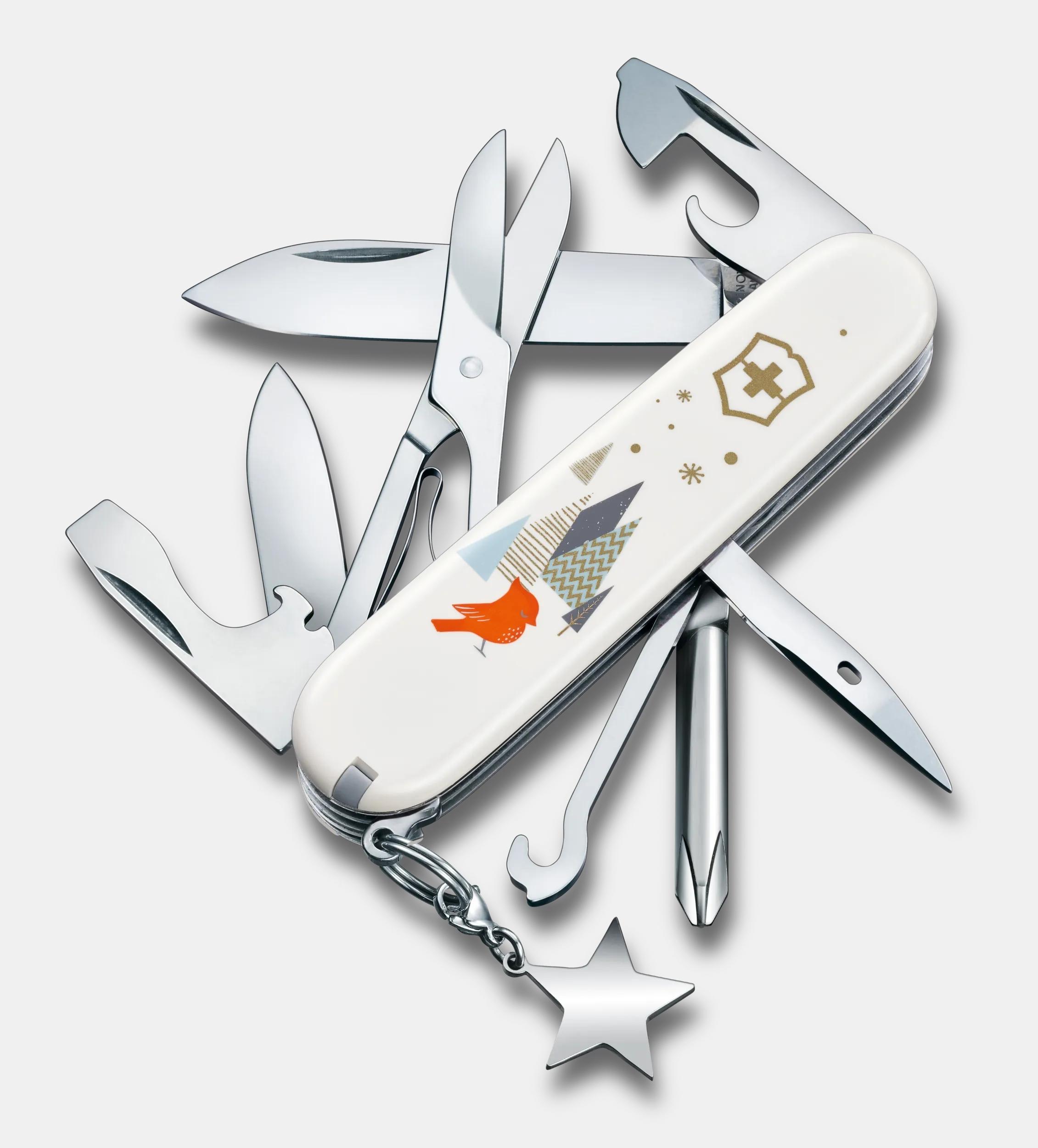 Victorinox Super Tinker Winter Magic Special Edition 2019 in white