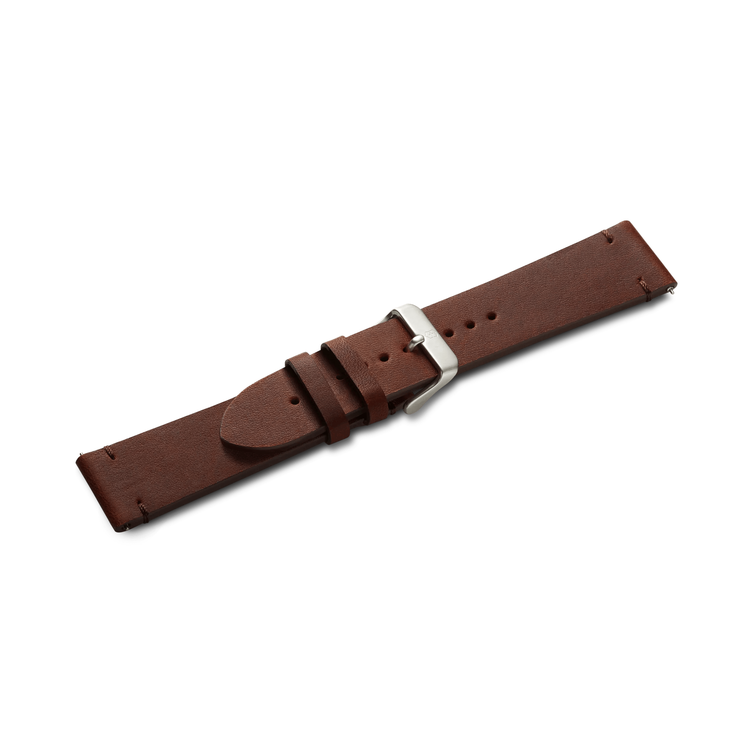 Victorinox Brown leather strap with buckle in Brown leather strap
