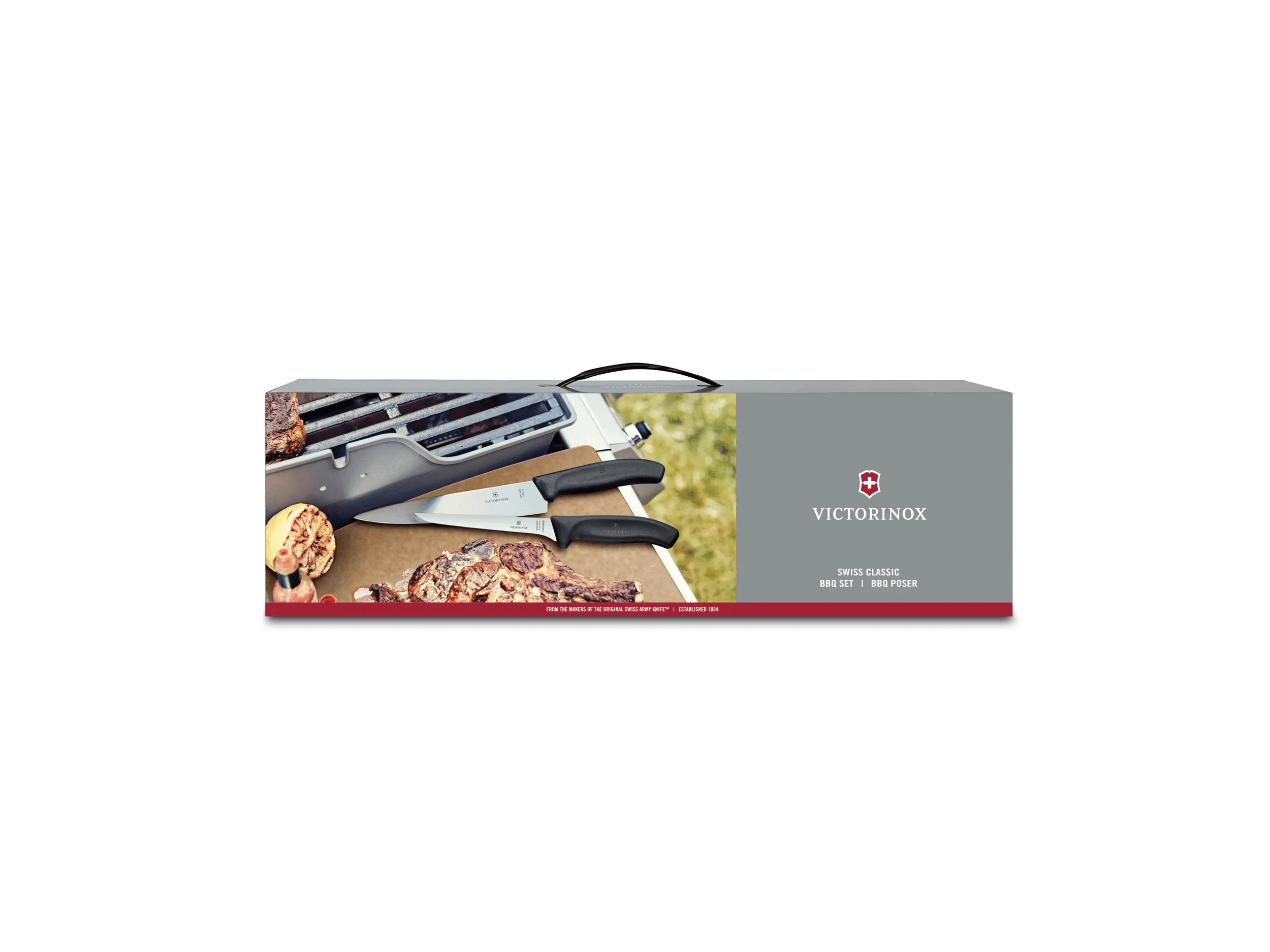 Victorinox knife set packaging showing individual knife components