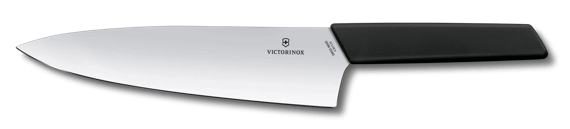 Victorinox ビクトリノックス スイス製 シェフナイフ Victorinox スイスモダン シェフナイフ, 22 cm ブラック - 6.9013.22B