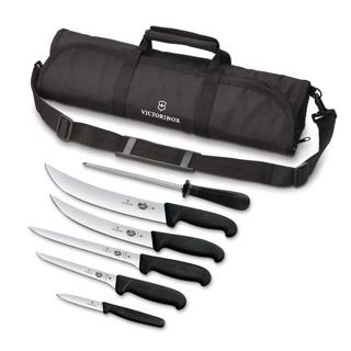 Victorinox Swiss Classic 7 Piece BBQ Set in Black - 7.4012.7-X1