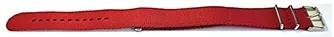 I.N.O.X. Large - Red Nylon-Nato Strap with buckle - 21 mm - 005142