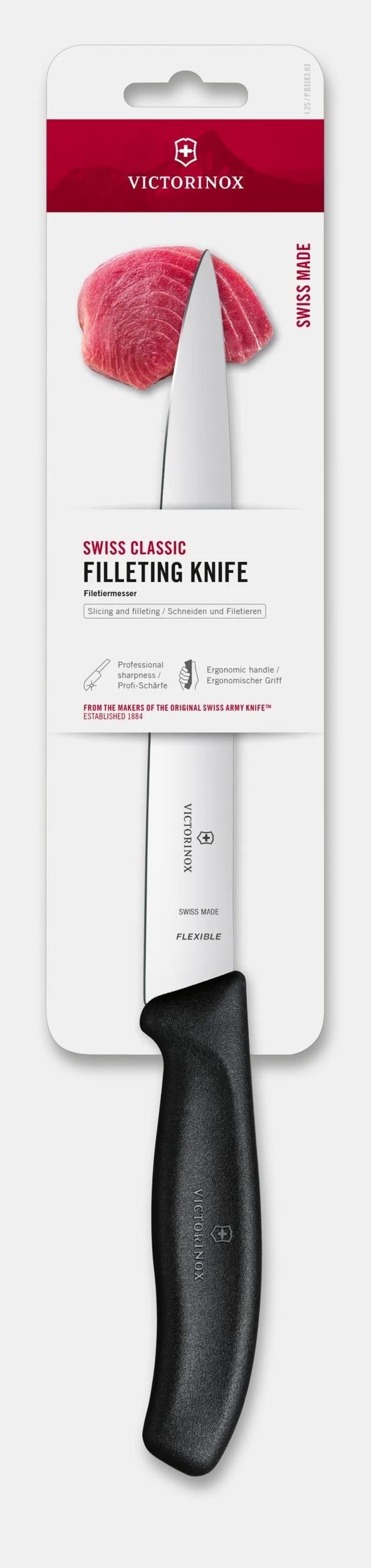 Swiss Classic Filleting Knife, 8 in - 6.8713.20B