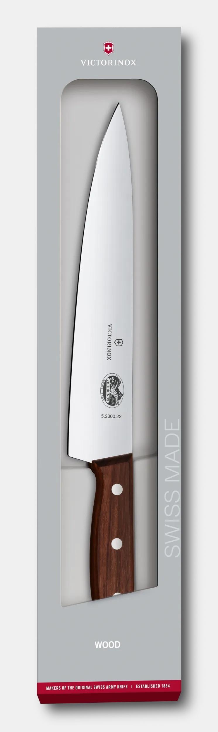 Wood Chef&rsquo;s Knife, 22 cm - 5.2000.22G