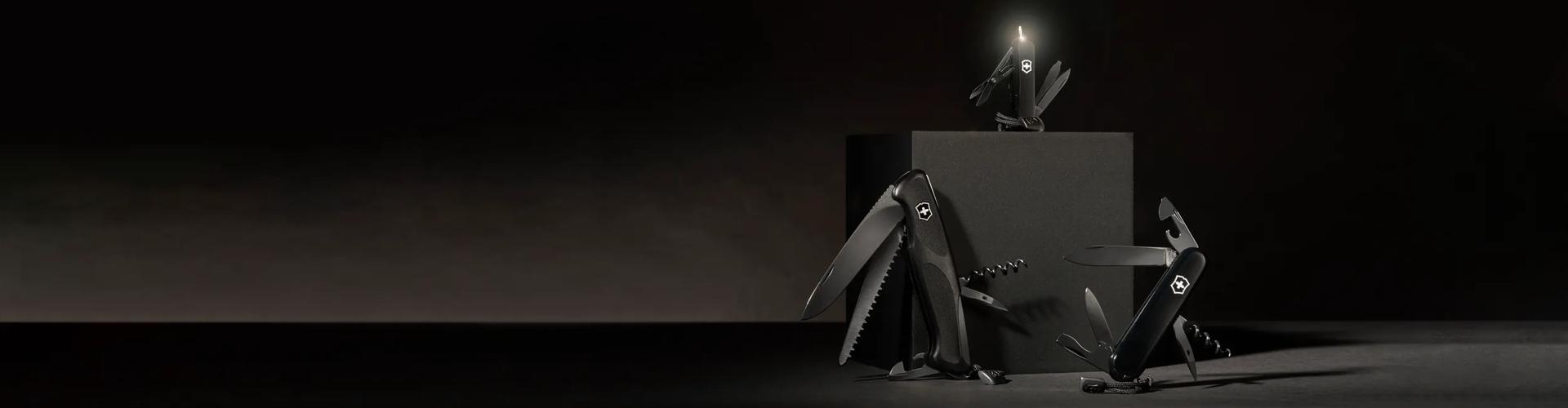 Black Swiss Army Knives