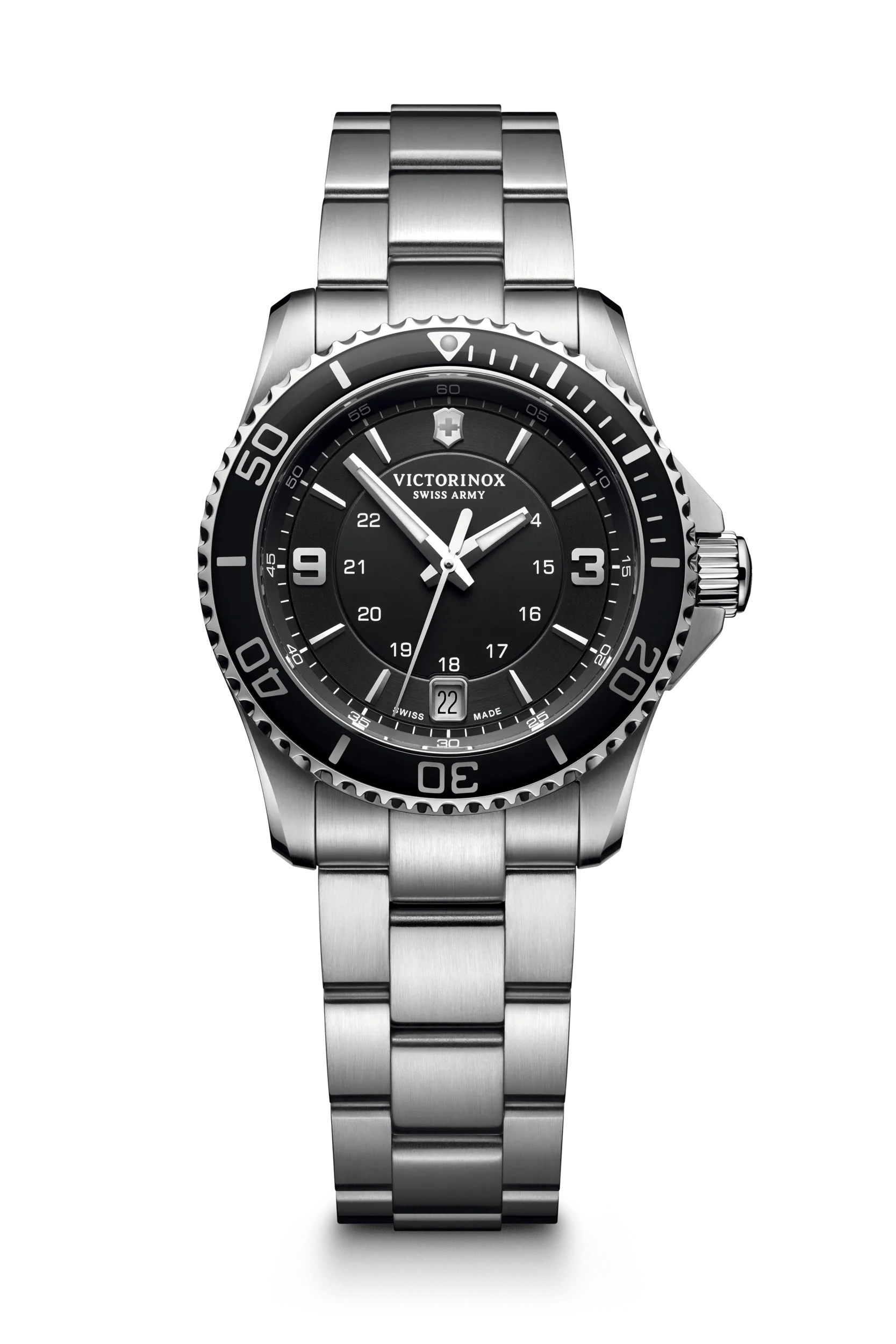 New Victorinox Swiss Army Maverick Large Quartz Green Dial