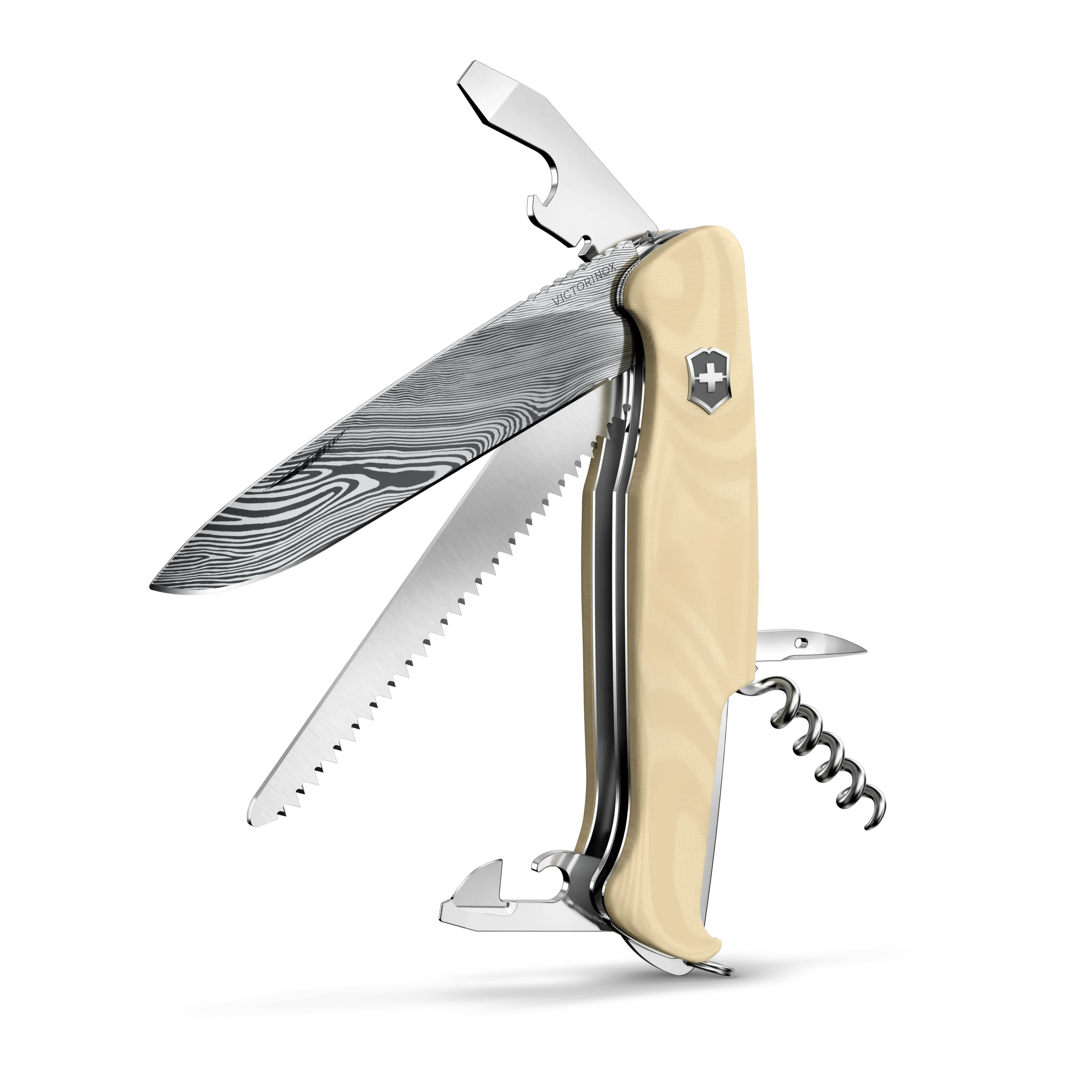 VICTORINOX - 数量限定 レンジャー55 0.9561.J23 MICARTA ダマスカスナイフ レンジャー 55 Micarta ダマスカス リミテッドエディション 2023
