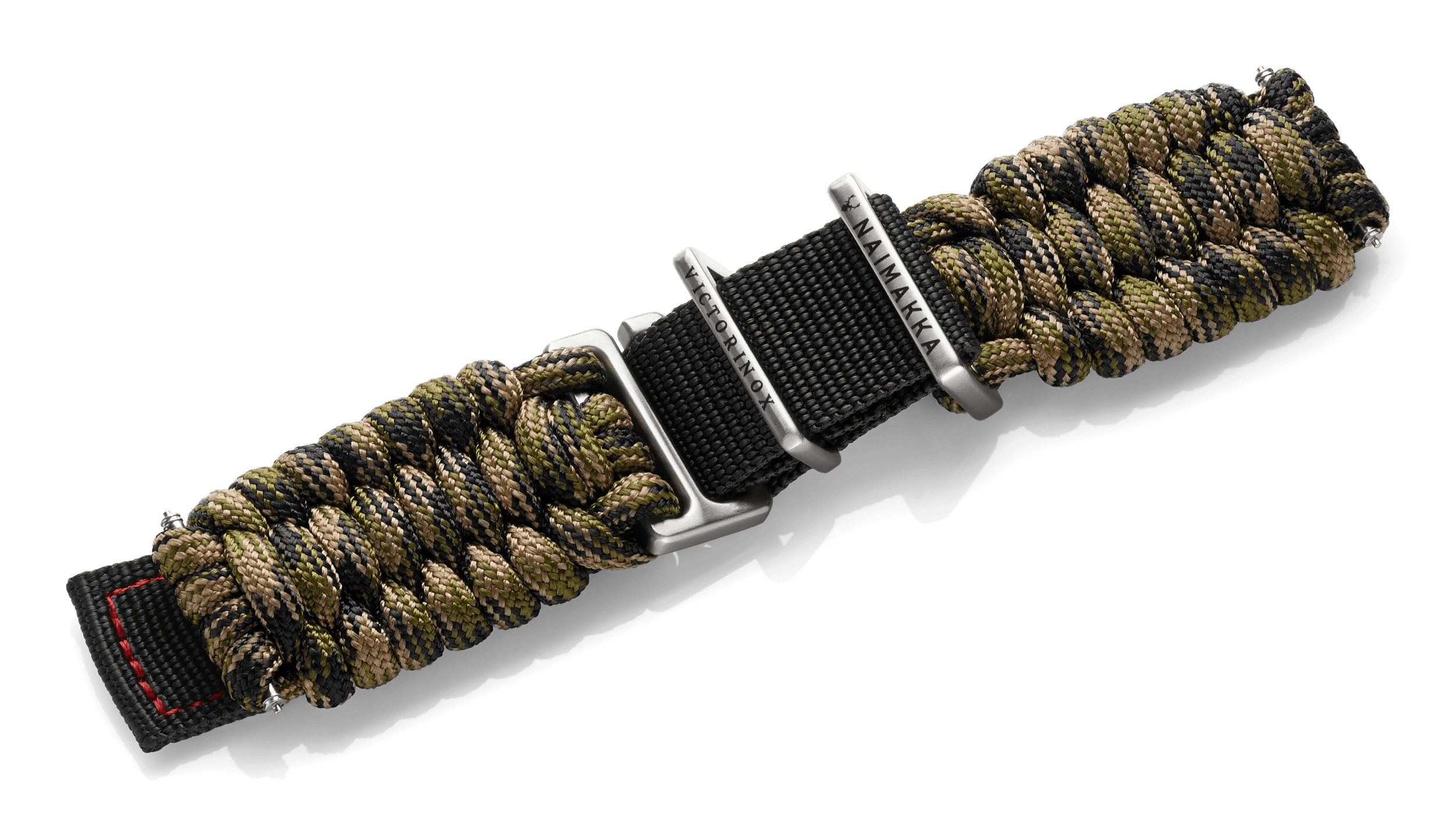 Victorinox Green paracord strap with buckle in Green paracord