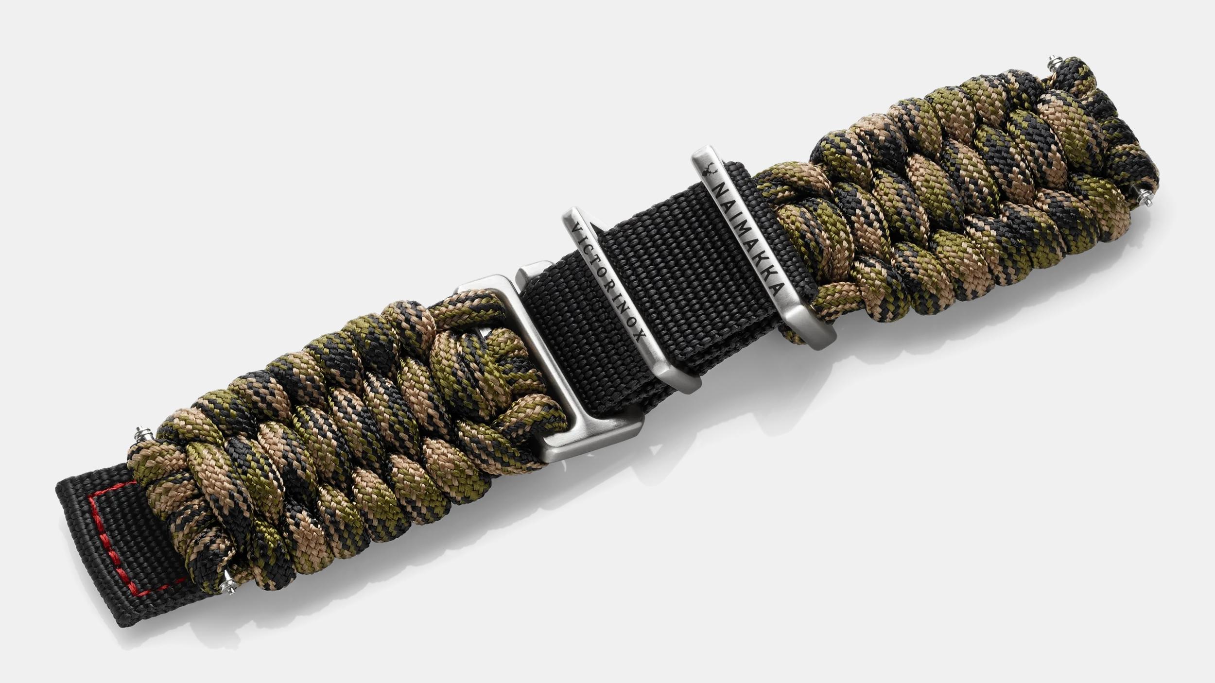Green paracord strap with buckle - 005258