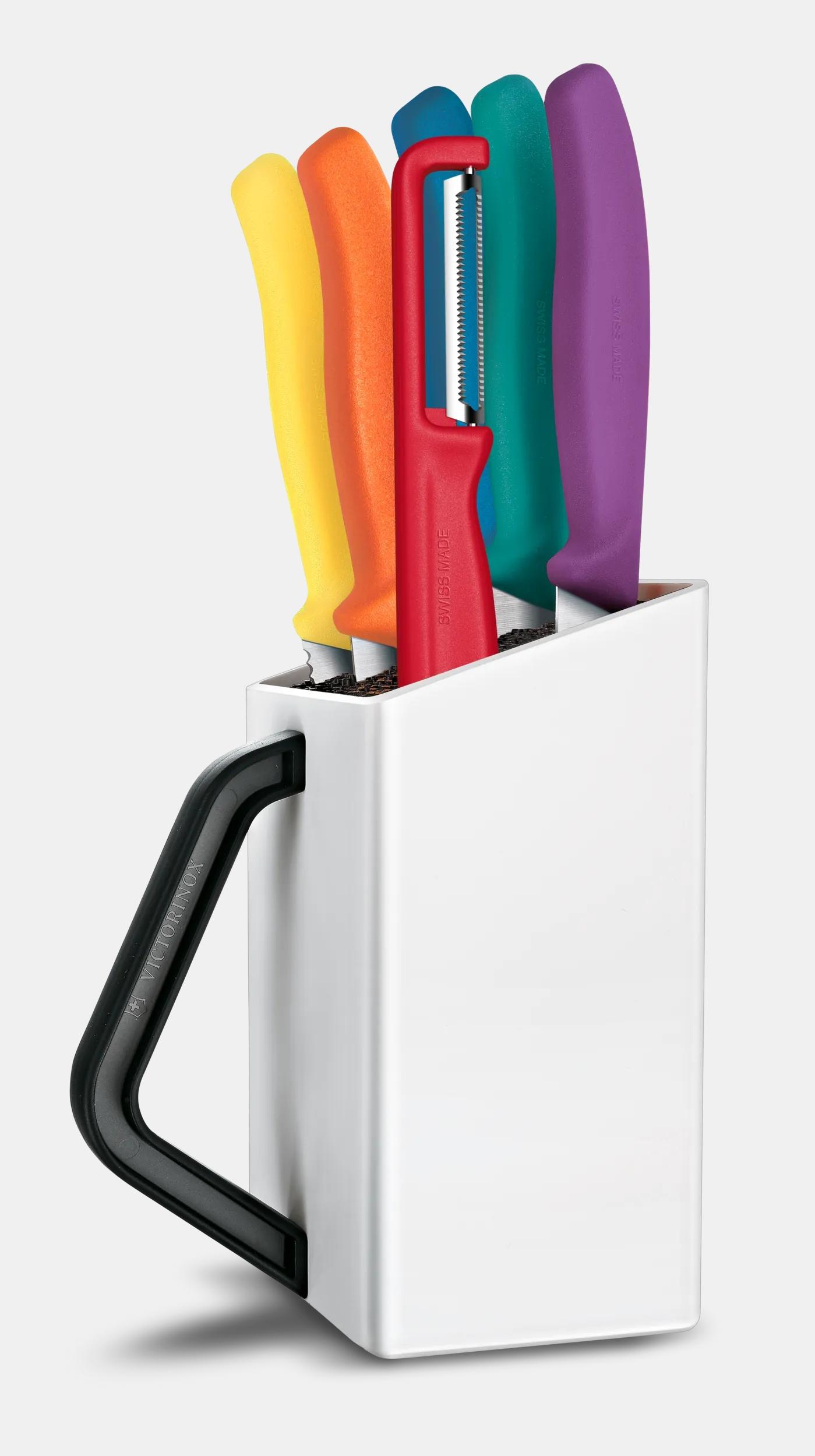 Bloc porte-couteaux Utility Swiss Classic, 7&nbsp;pi&egrave;ces - 6.7126.6C1